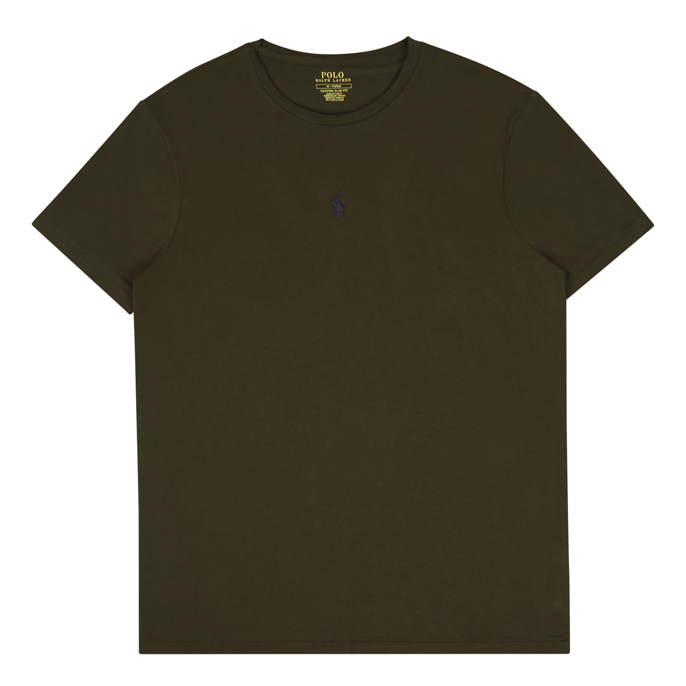 Polo Ralph Lauren Custom Slim Fit Jersey Crewneck T - Shirt Company Olive