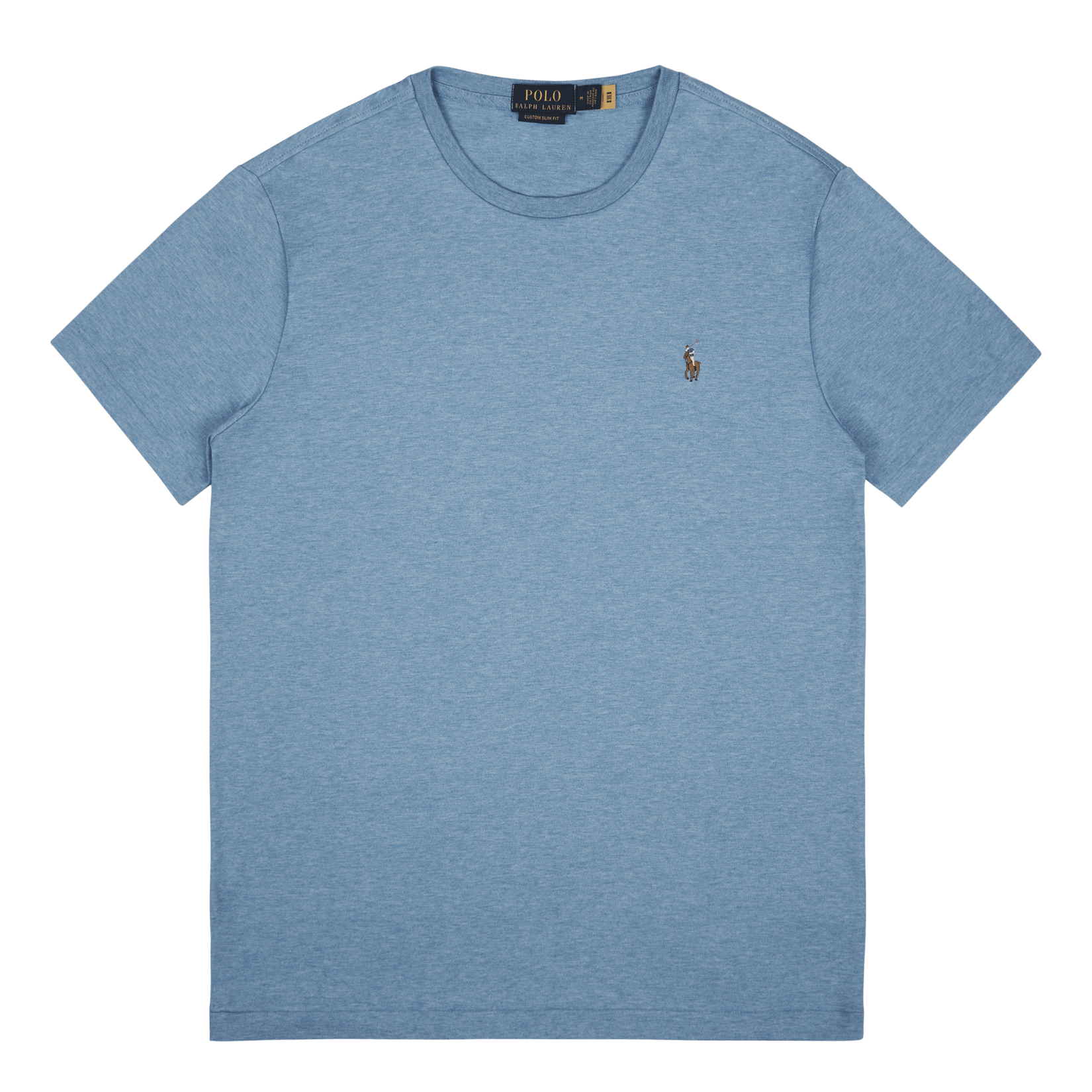 Polo Ralph Lauren Custom Slim Fit Soft Cotton T - Shirt Soft Royal Heather
