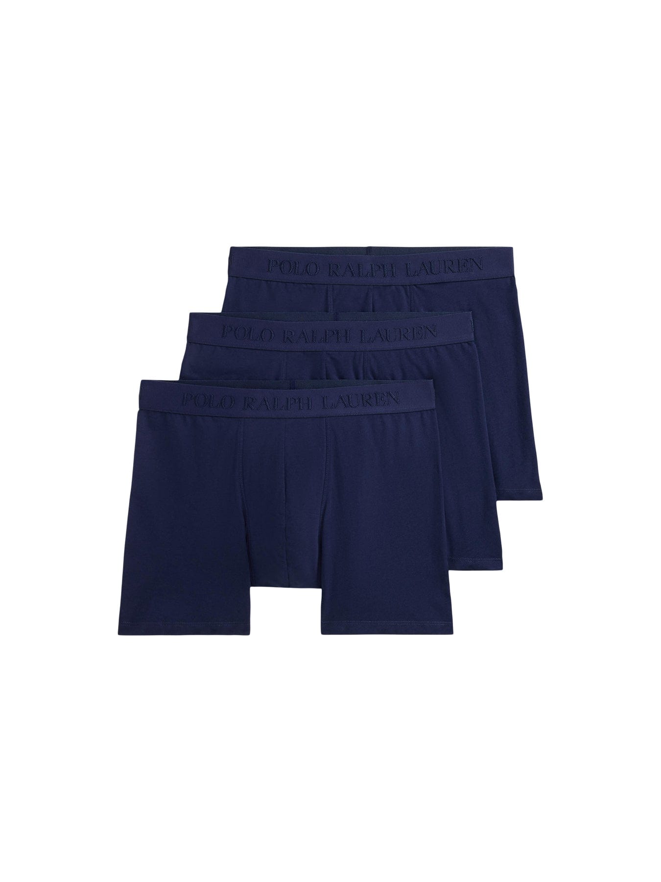 Polo Ralph Lauren 3 Pack Tonal Logo Boxer Briefs Navy