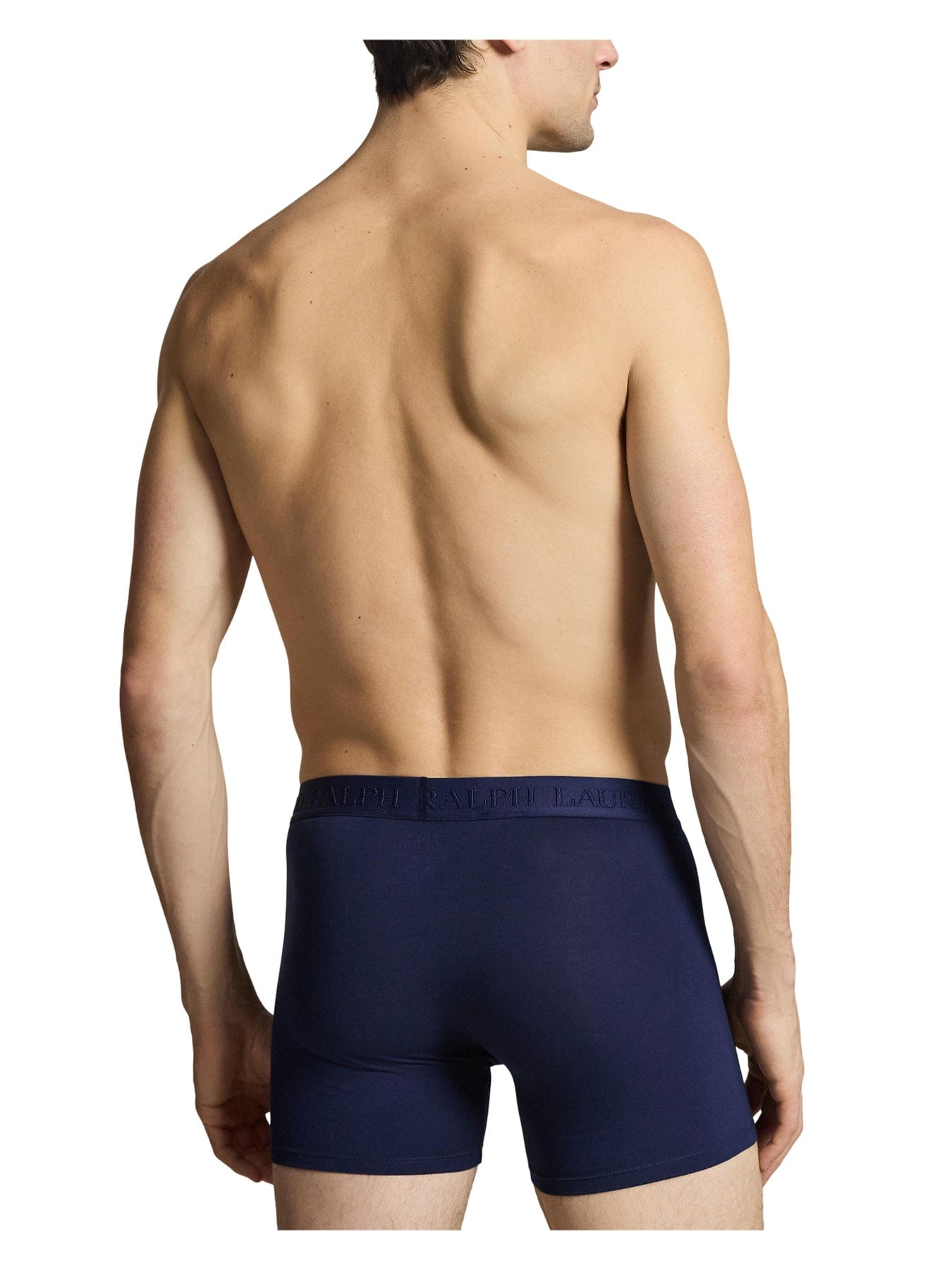Polo Ralph Lauren 3 Pack Tonal Logo Boxer Briefs Navy