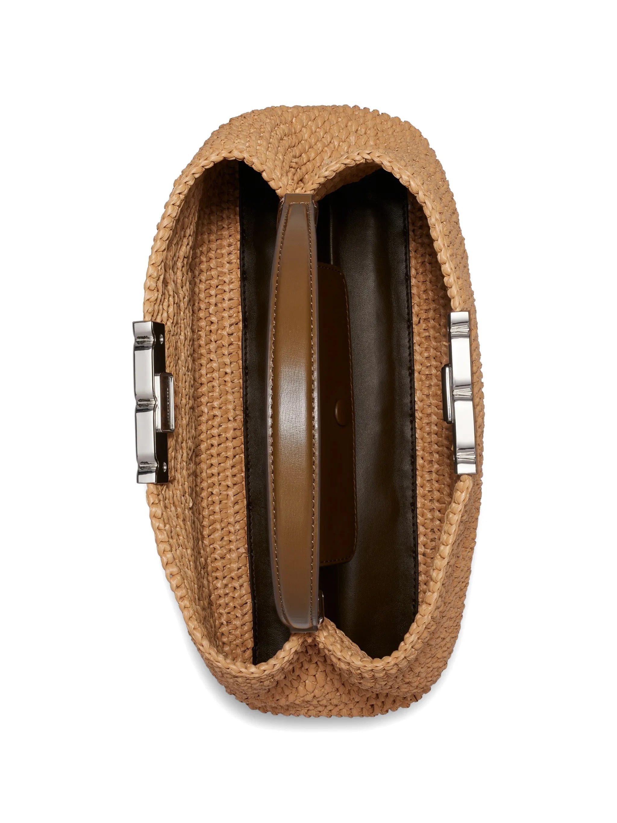 Tory Burch Eleanor raffia satchel bag