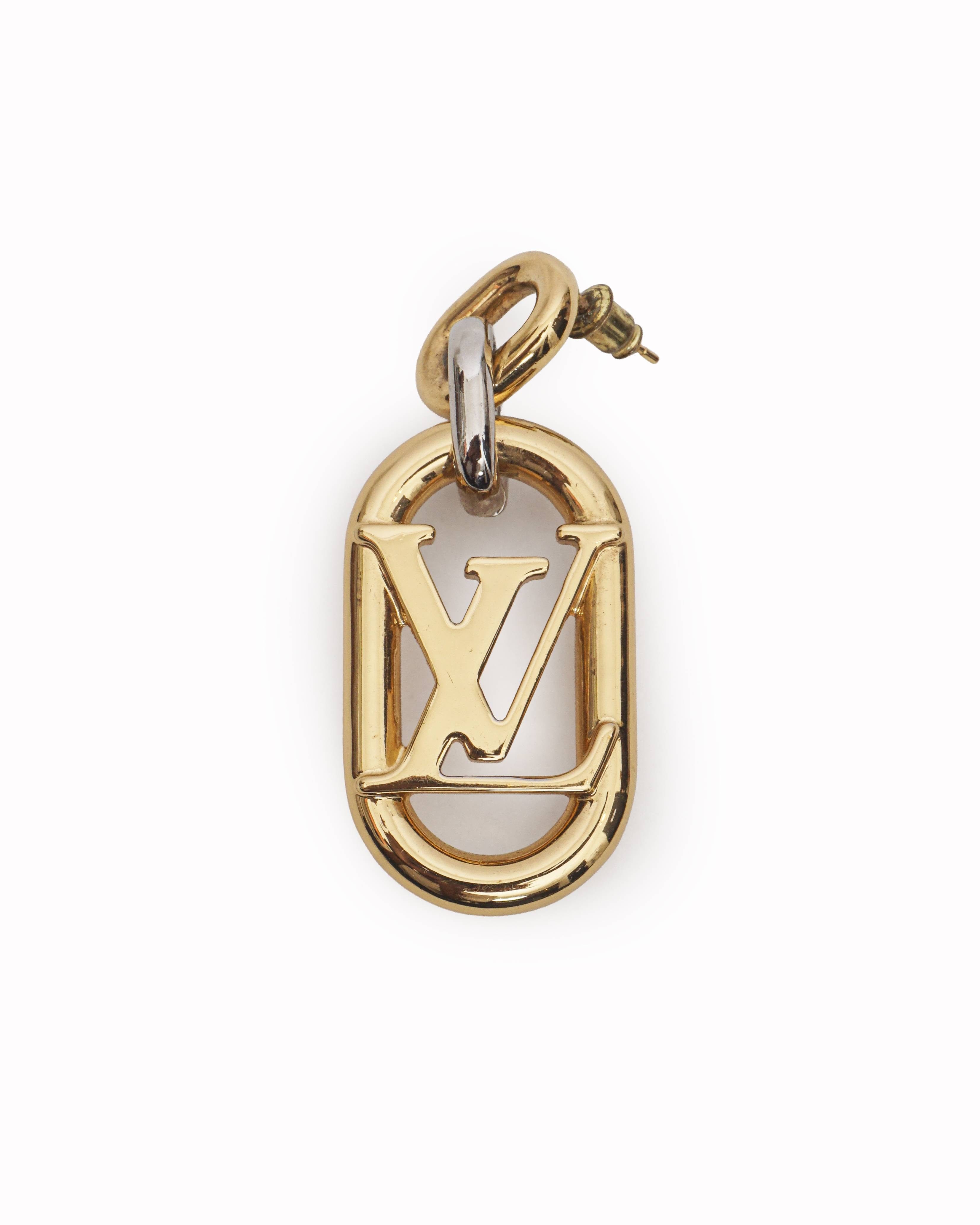 Louis Vuitton Everyday Chain LV Drop Earrings