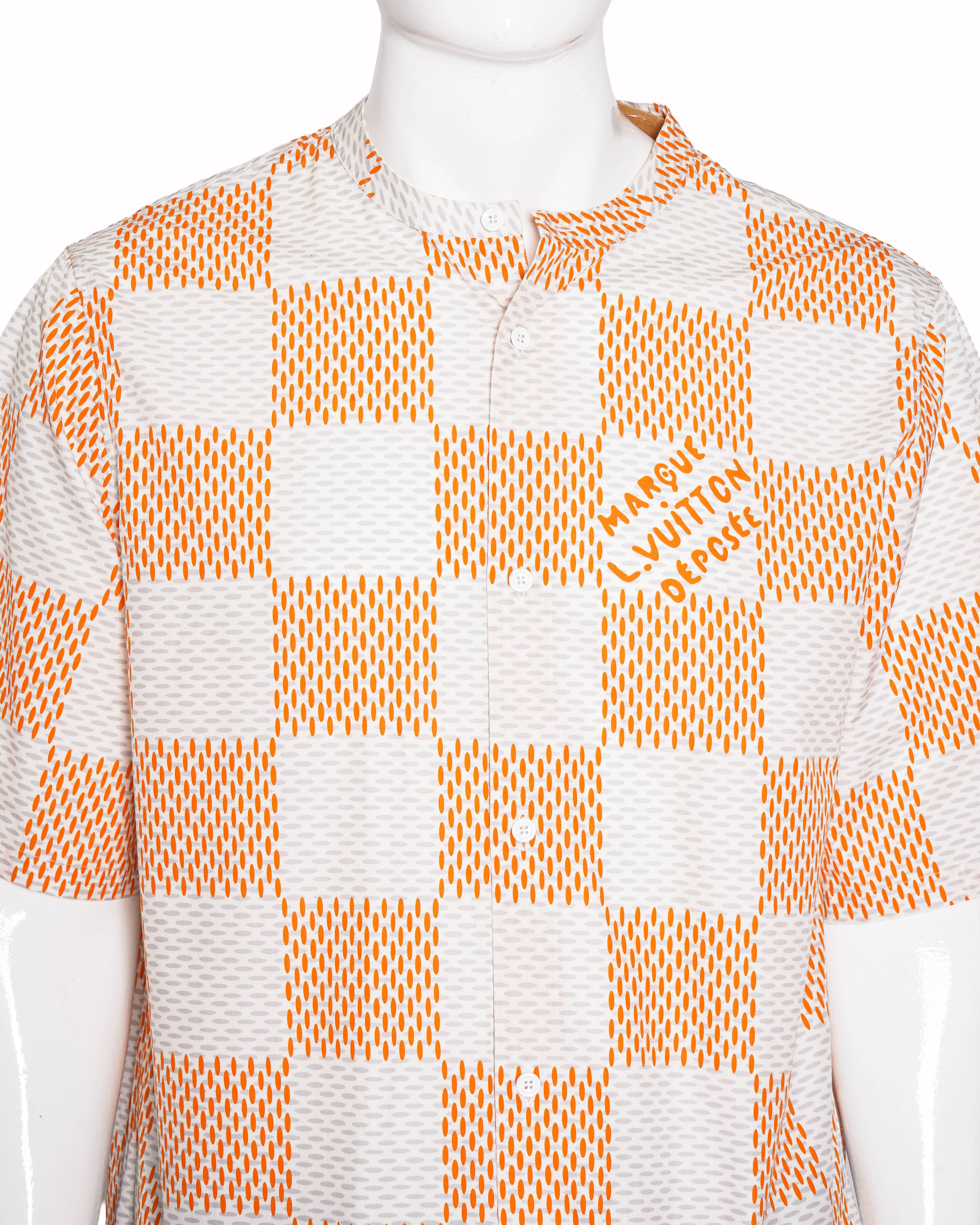 Louis Vuitton New Louis Vuitton Damier Giant short sleeve shirt