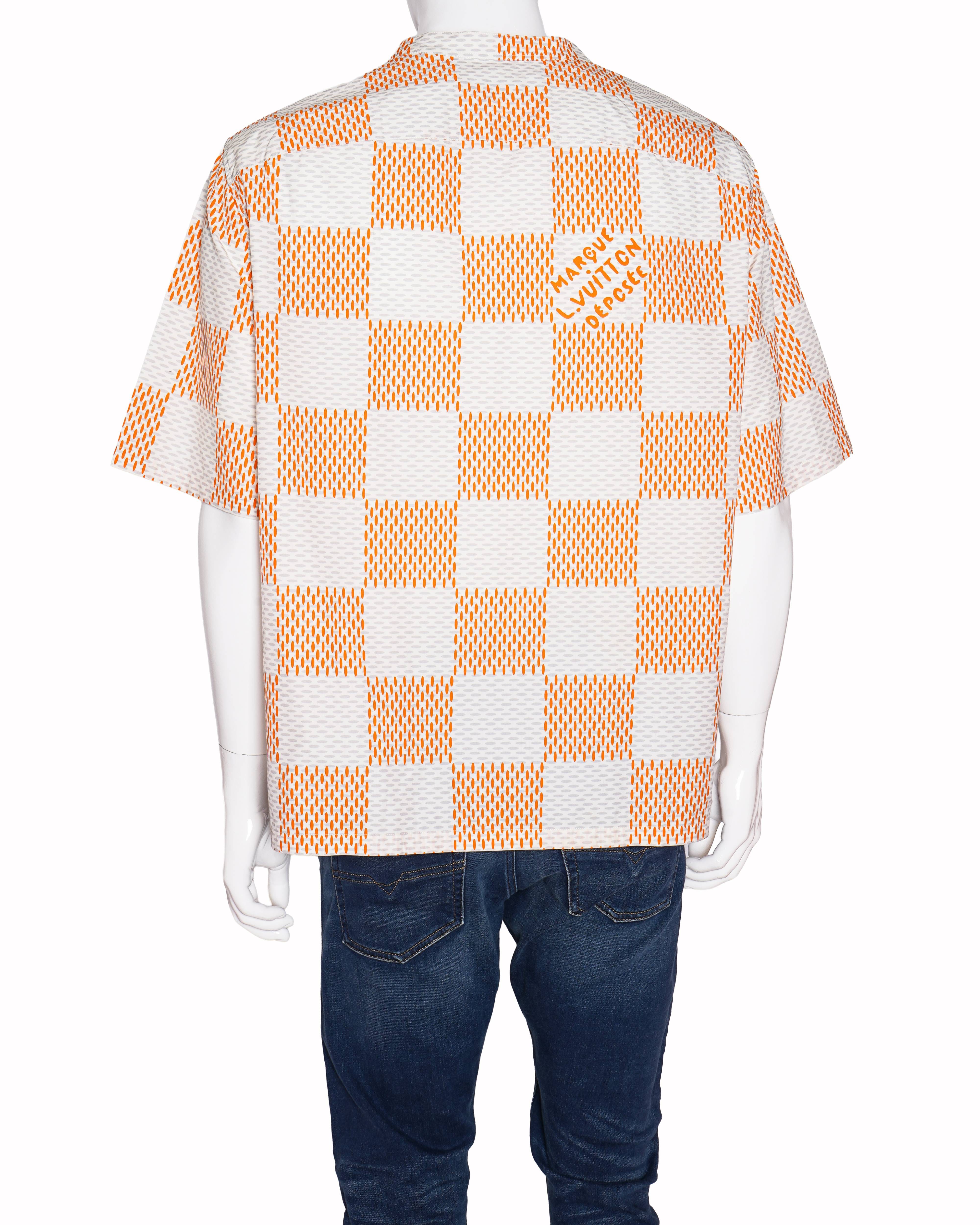 Louis Vuitton New Louis Vuitton Damier Giant short sleeve shirt