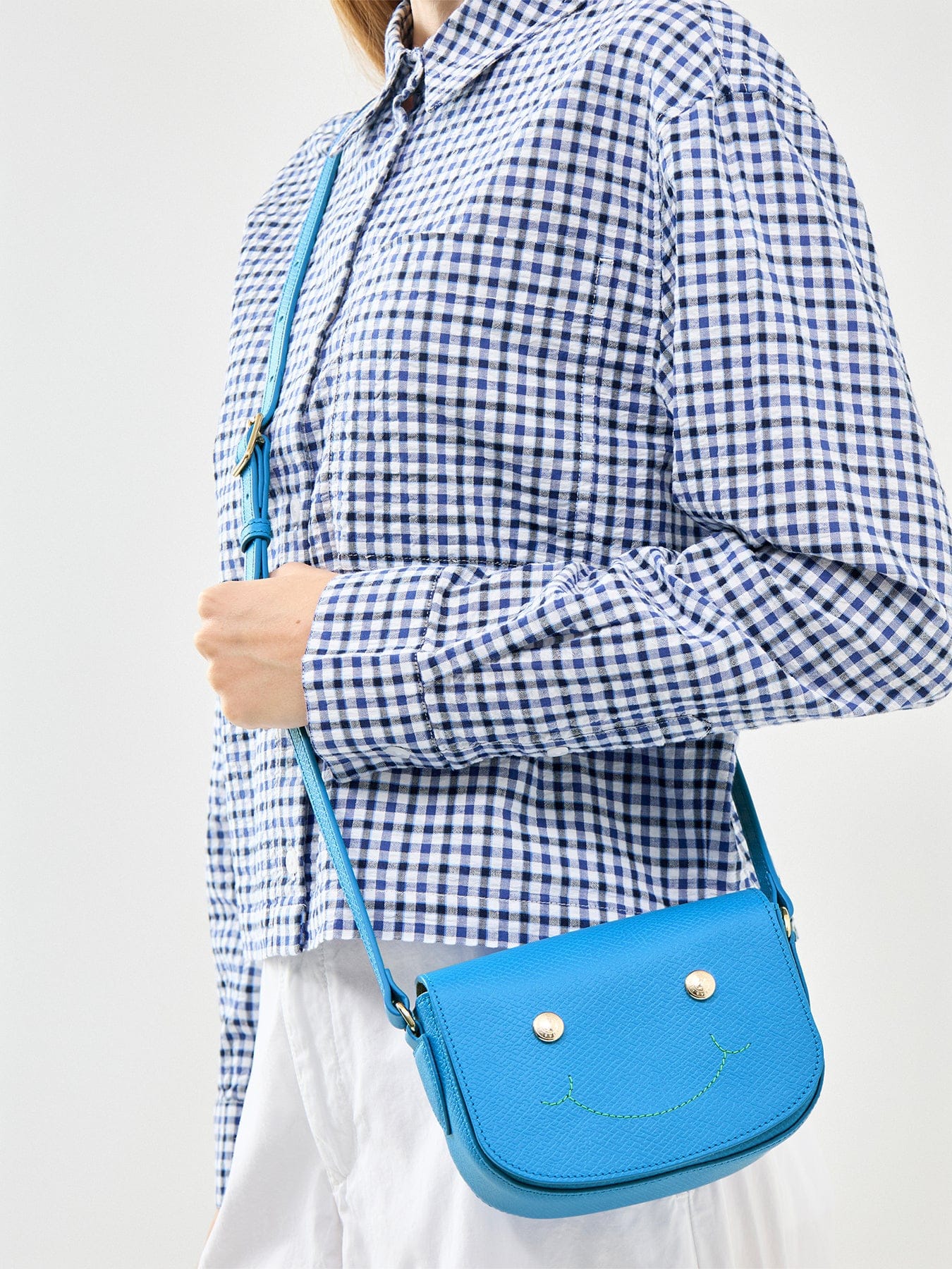 Longchamp Les Champions Epure Crossbody Bag Small Blue
