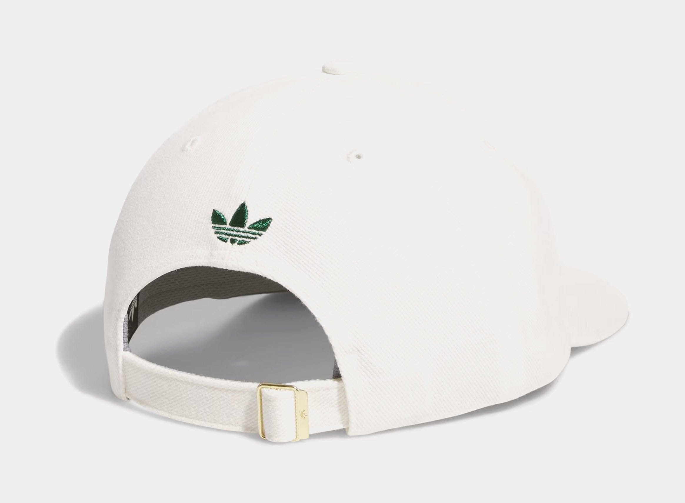 adidas Collegiate Crest 5 Panel Baseball Mens Hat (Off White/Green)