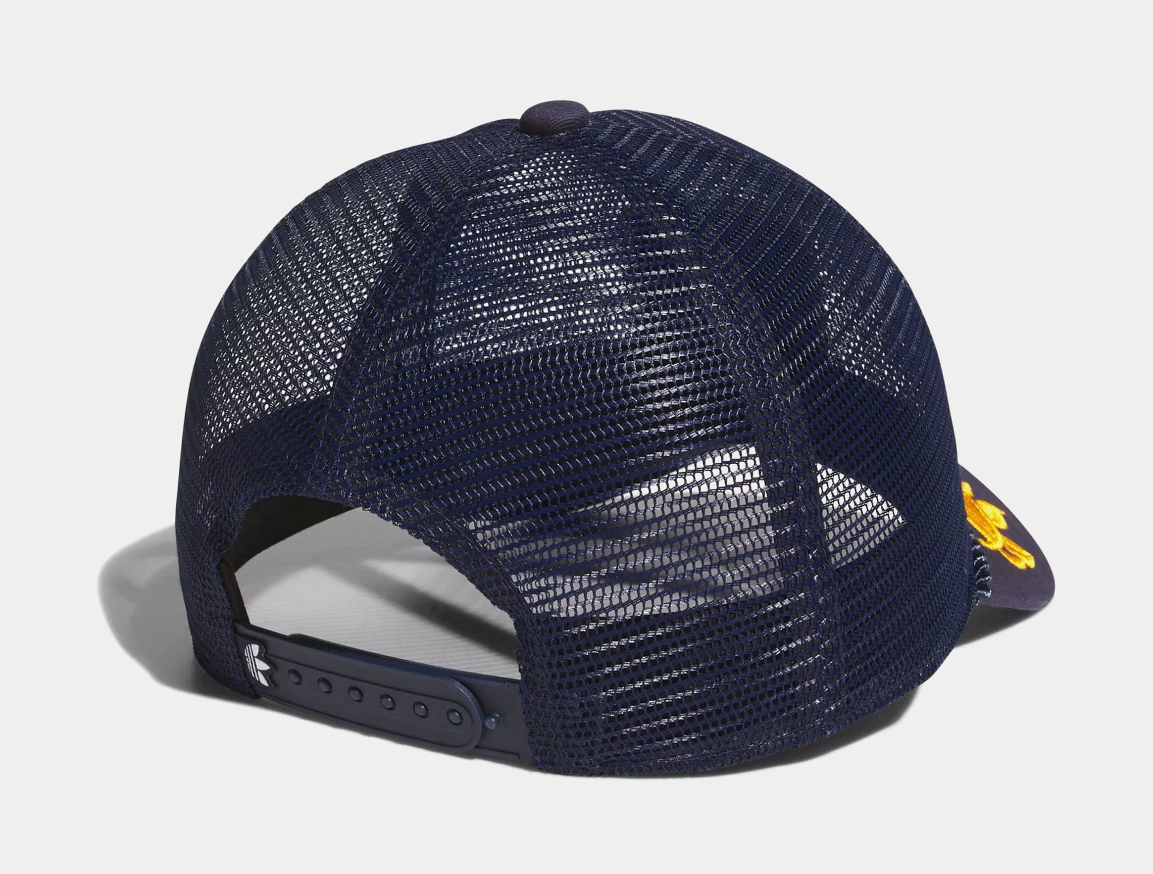 adidas Major Mesh Trucker Mens Hat (Night indigo/Collegiate Gold)