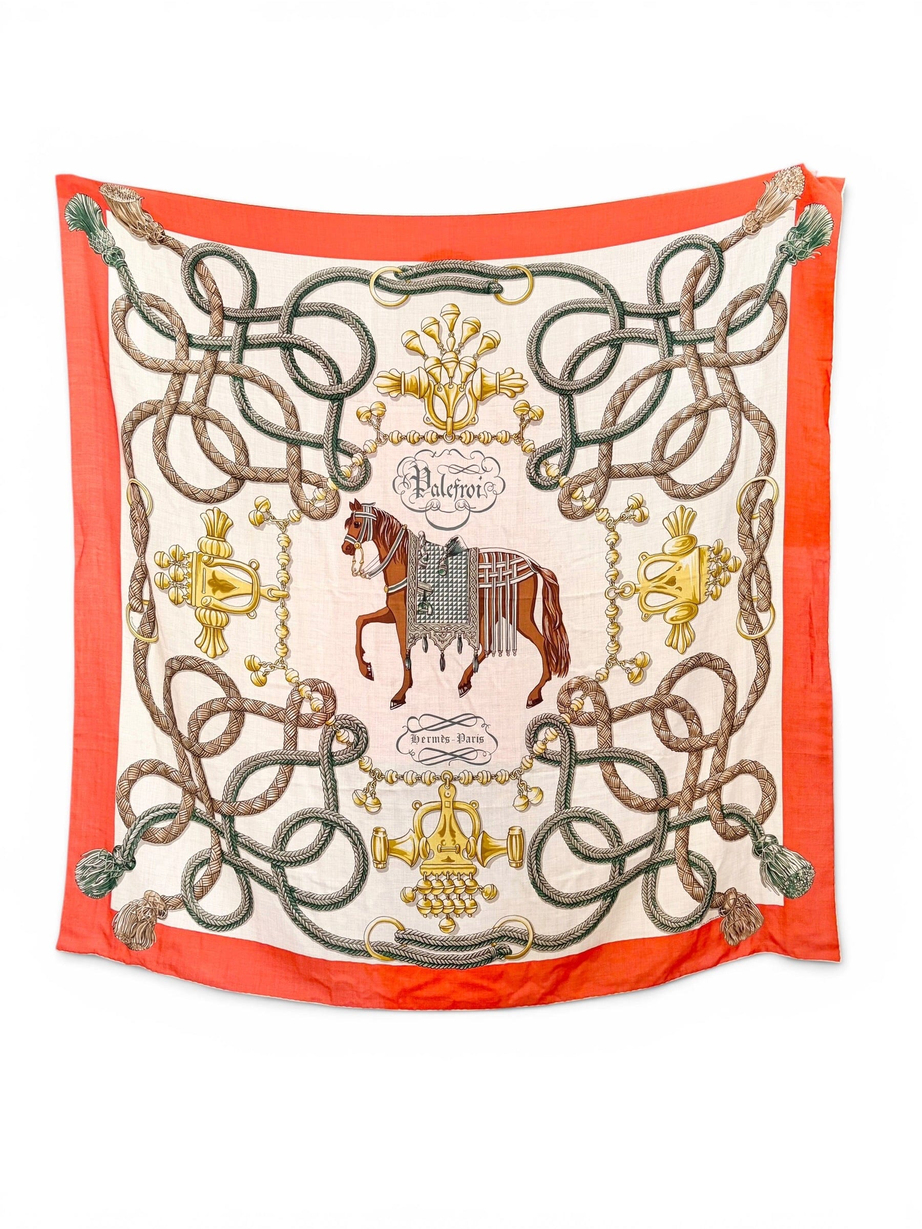 Hermes Cashmere and Silk 140 cm Shawl