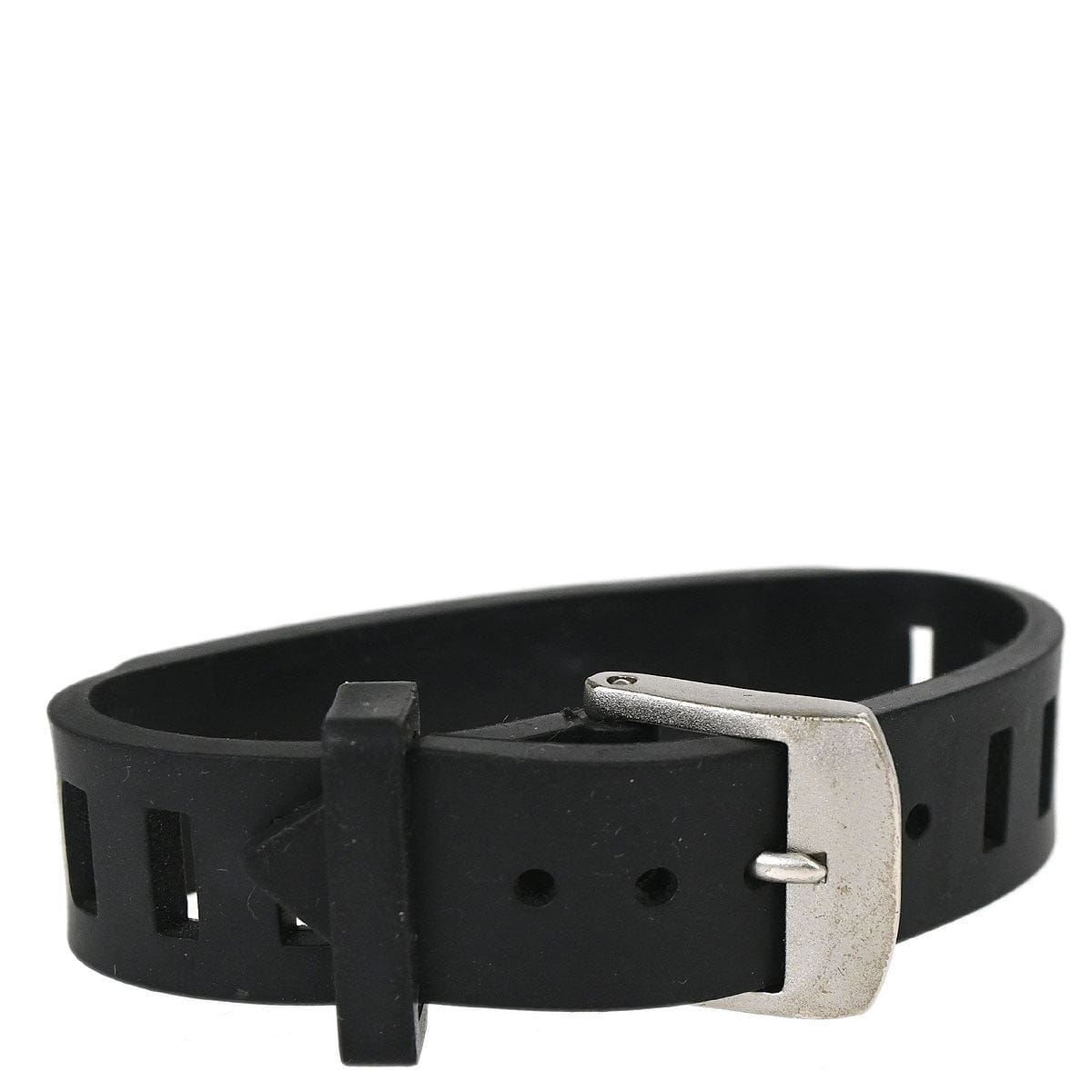 Chanel Rubber Bracelet Black 99P