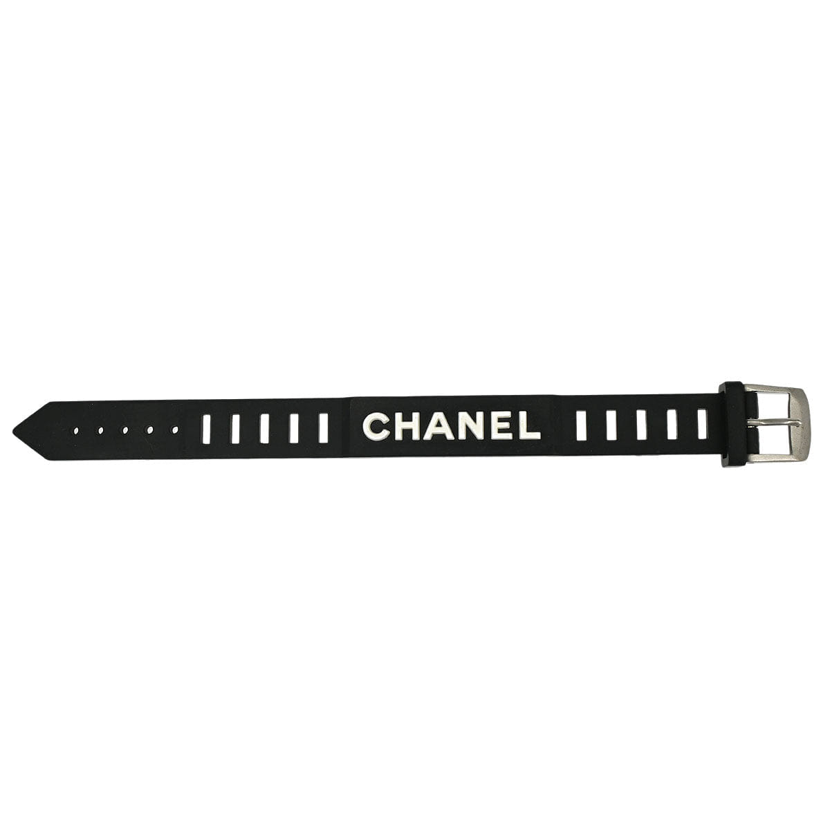 Chanel Rubber Bracelet Black 99P
