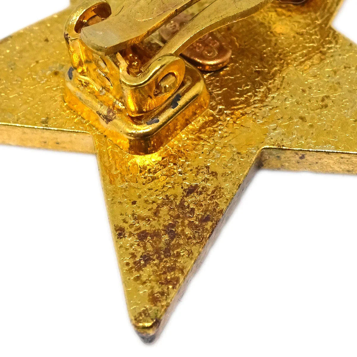 Chanel Star Earrings Clip - On Black 01P