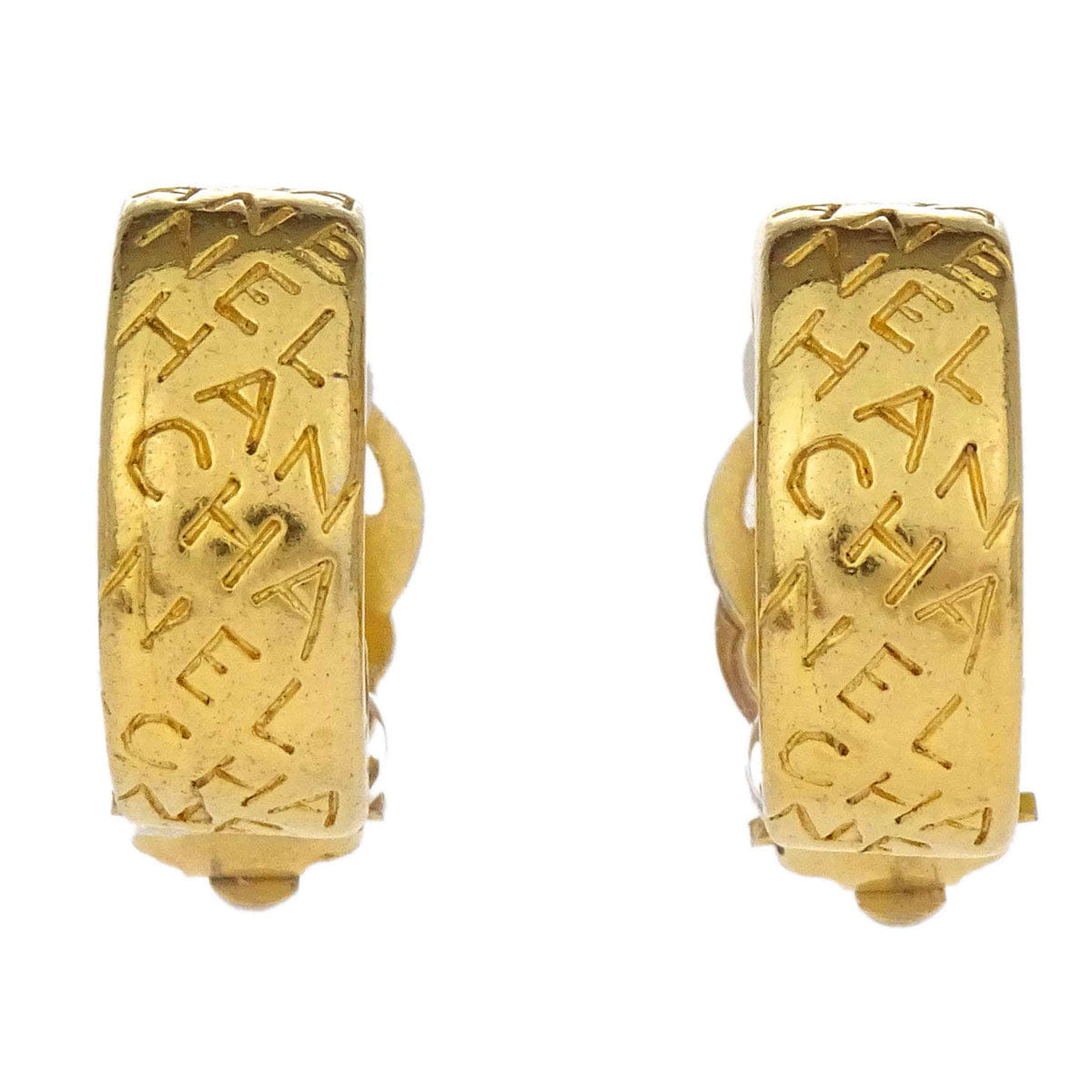 Chanel Hoop Clip - On Earrings Gold