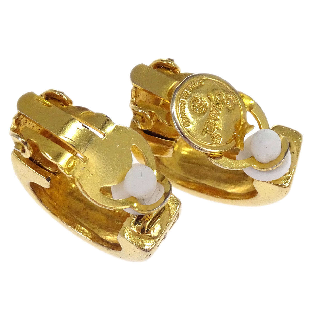 Chanel Hoop Clip - On Earrings Gold