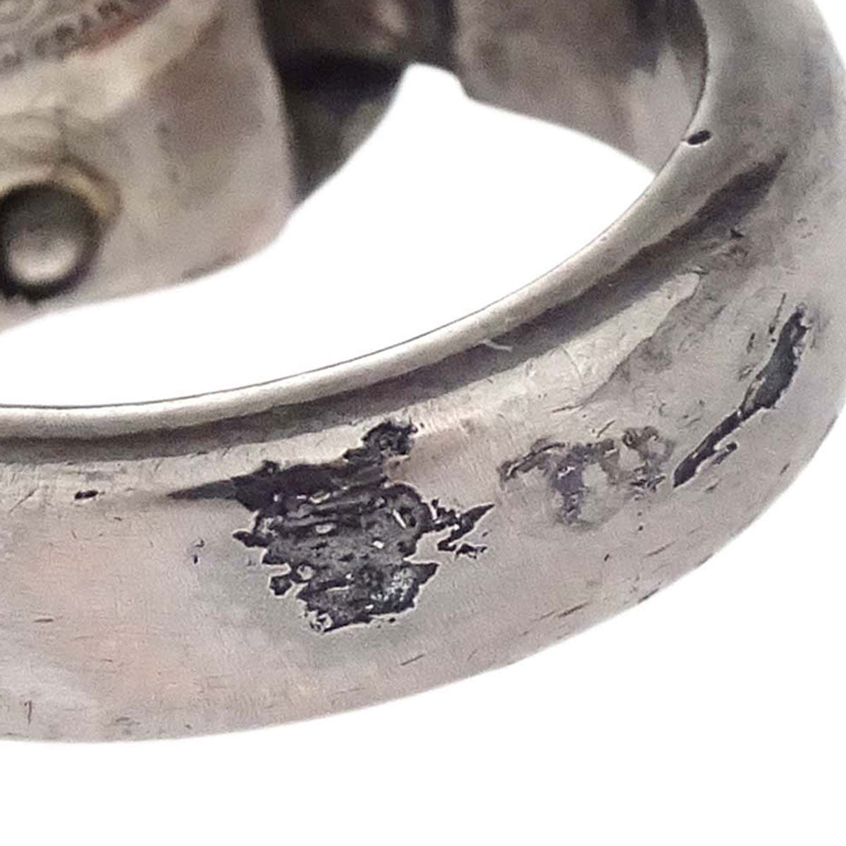 Chanel Ring CC Silver #53 01P