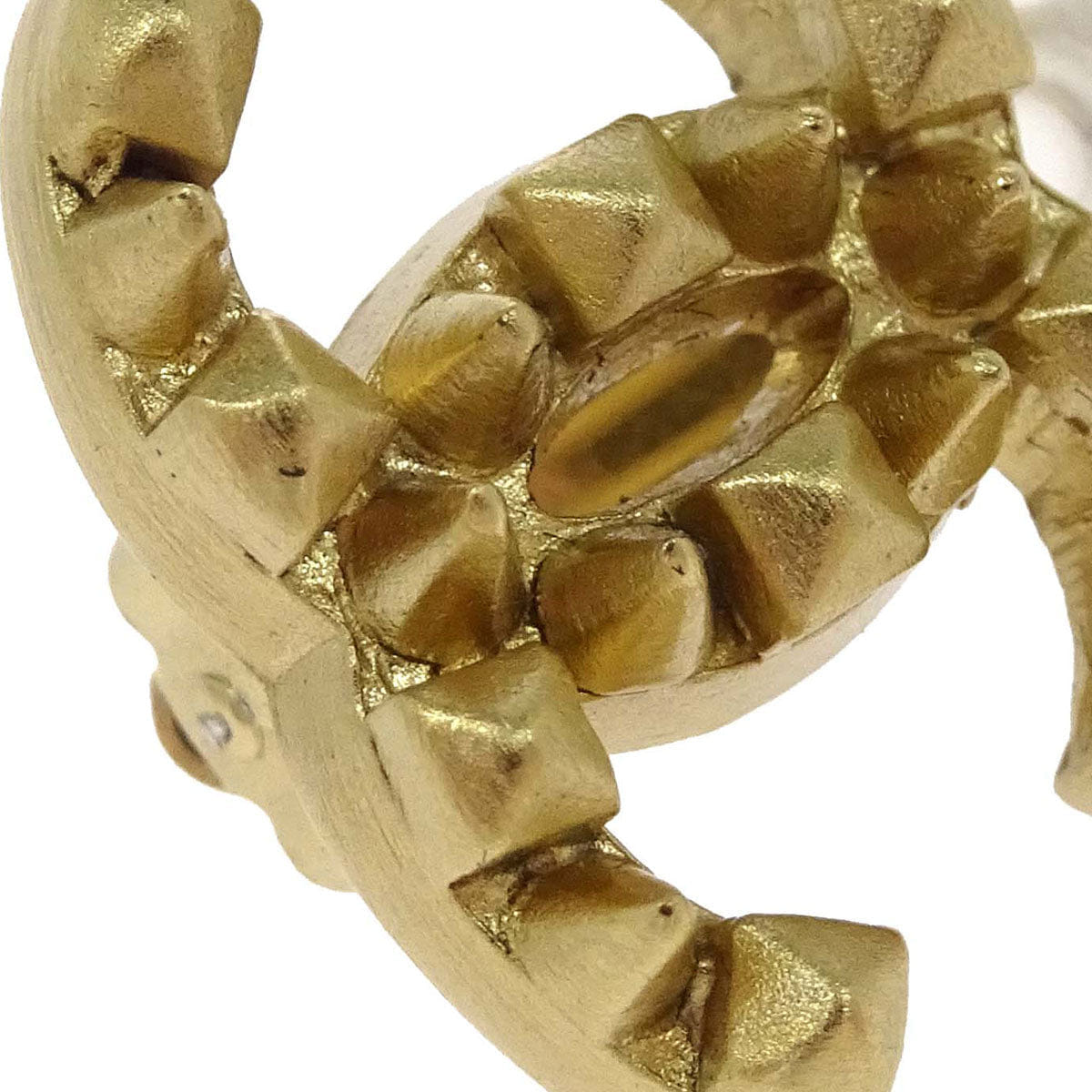 Chanel CC Clip - On Earrings Gold 03P