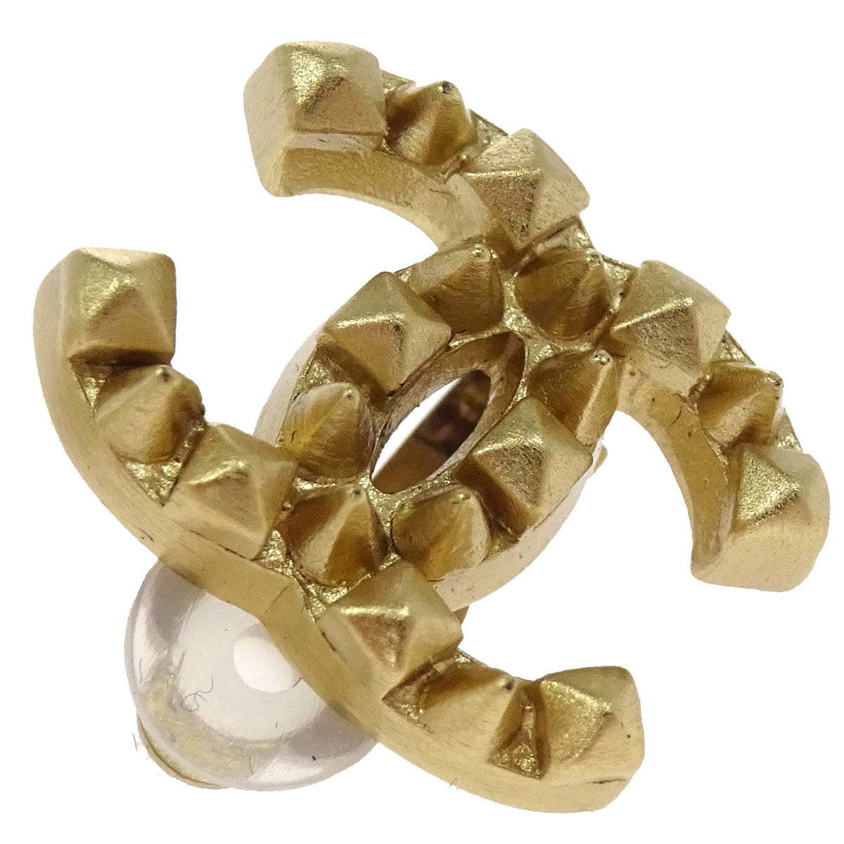 Chanel CC Clip - On Earrings Gold 03P