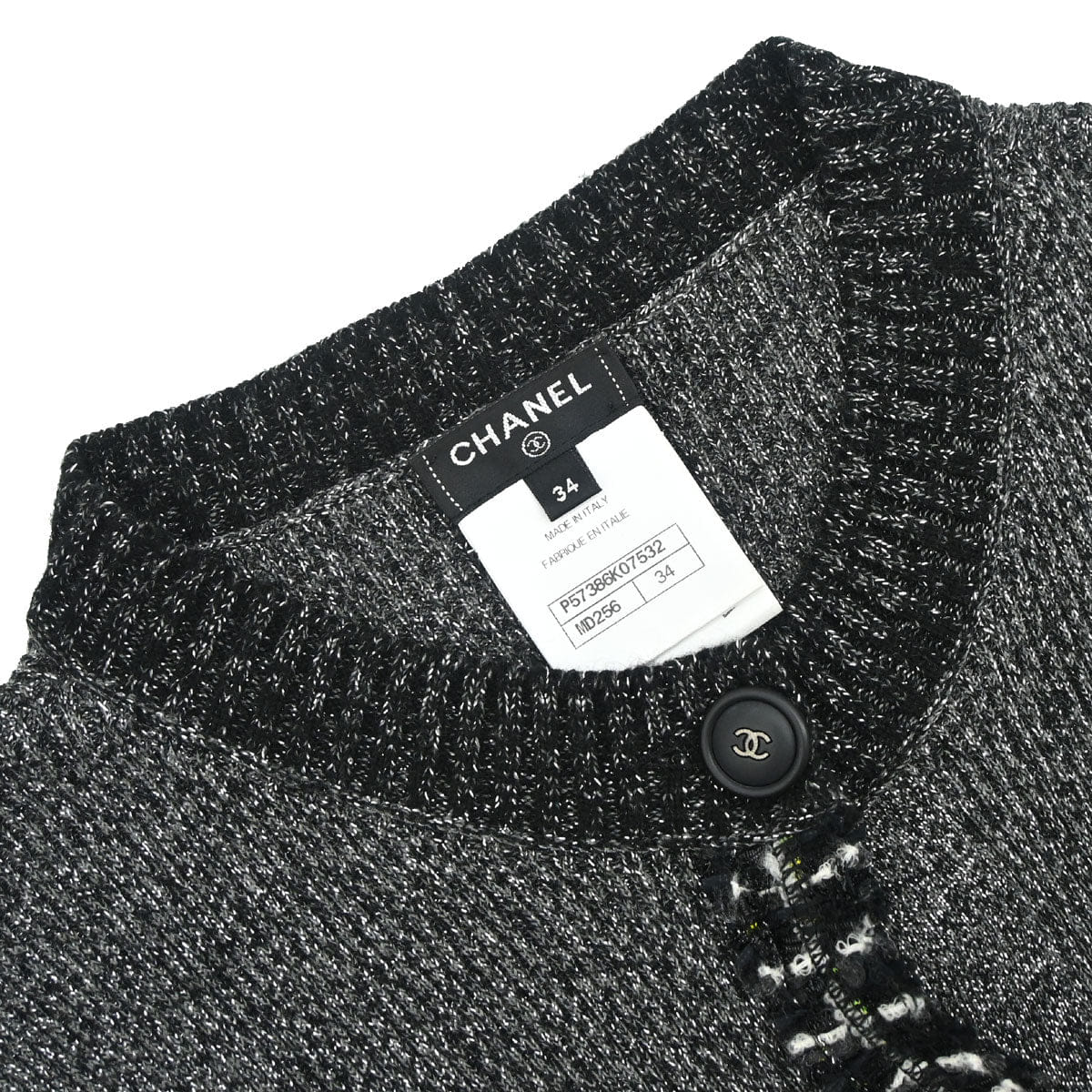 Chanel 2017 - 2018 Glitter Cardigan Black #34