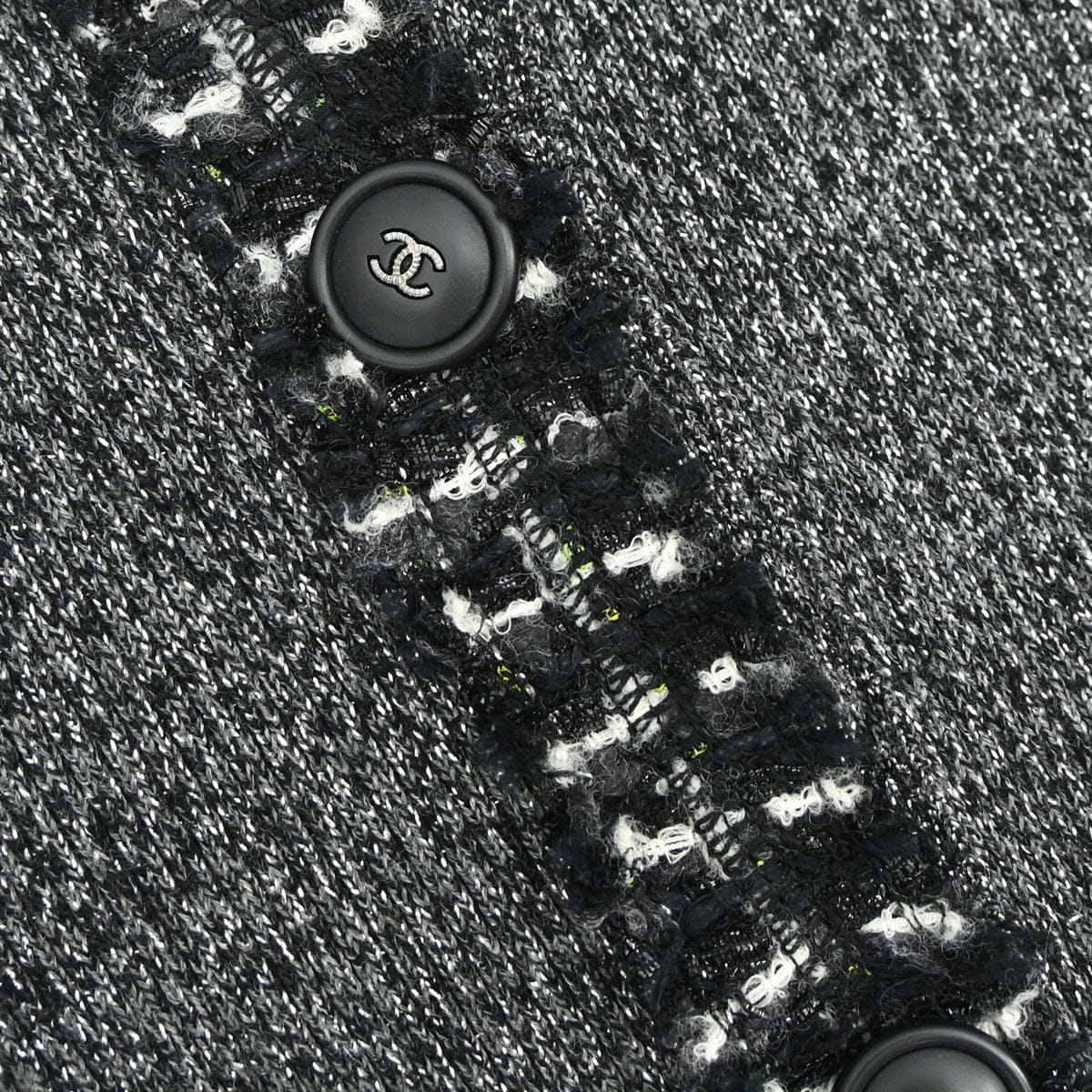 Chanel 2017 - 2018 Glitter Cardigan Black #34