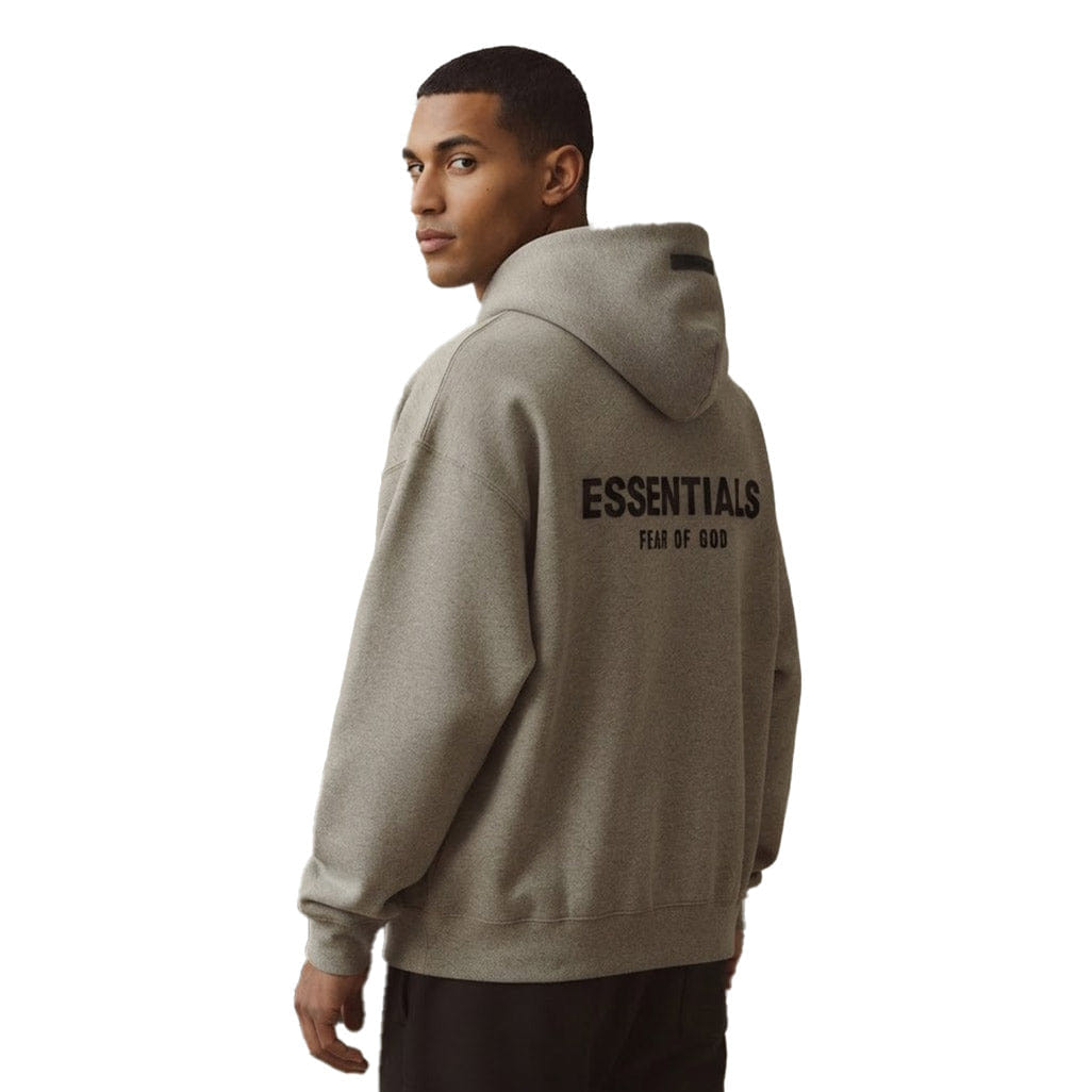 Fear of God Essentials Hoodie Dark Oatmeal (SS22)