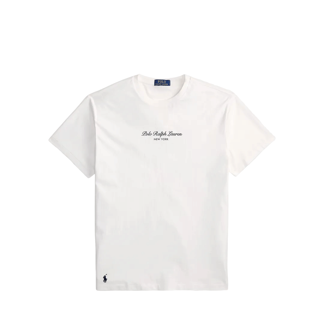 POLO RALPH Lauren CLASSIC FIT LOGO JERSEY T - SHIRT WHITE
