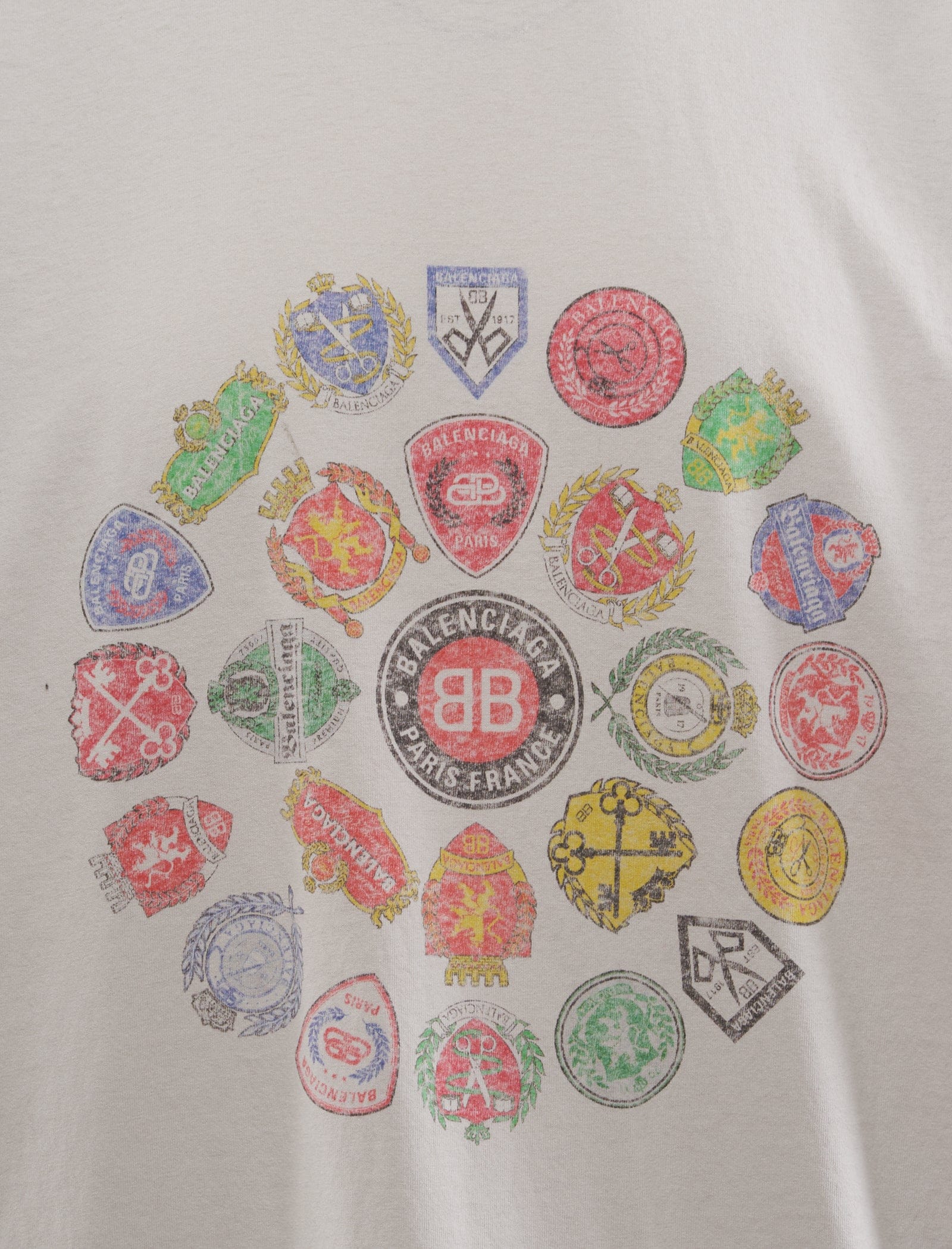 Balenciaga SPIRAL CREST T - SHIRT