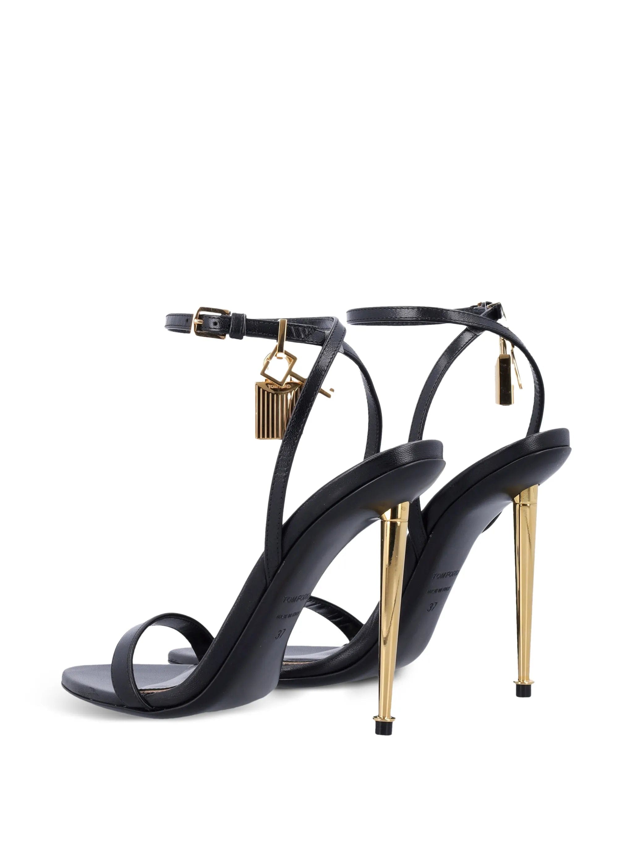 TOM FORD padlock leather sandals