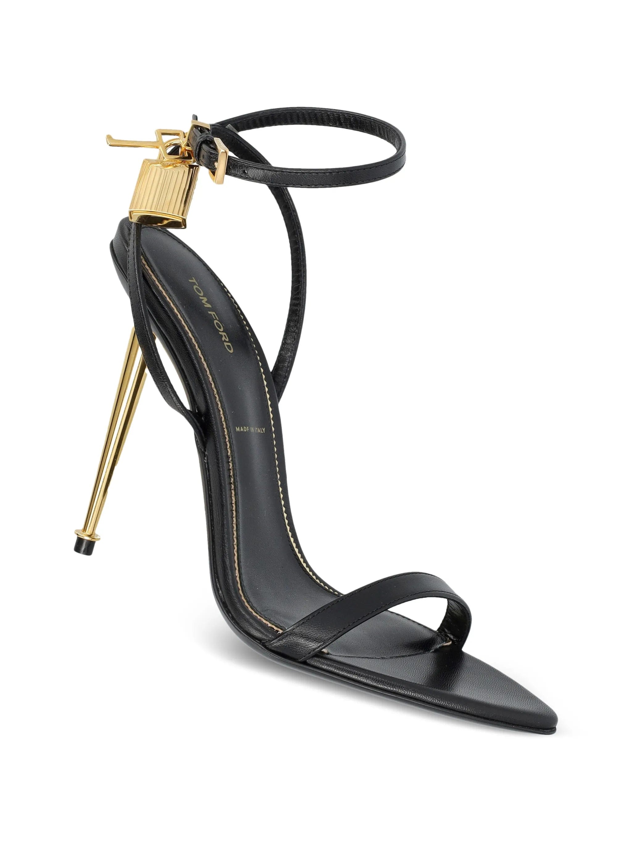 TOM FORD padlock leather sandals