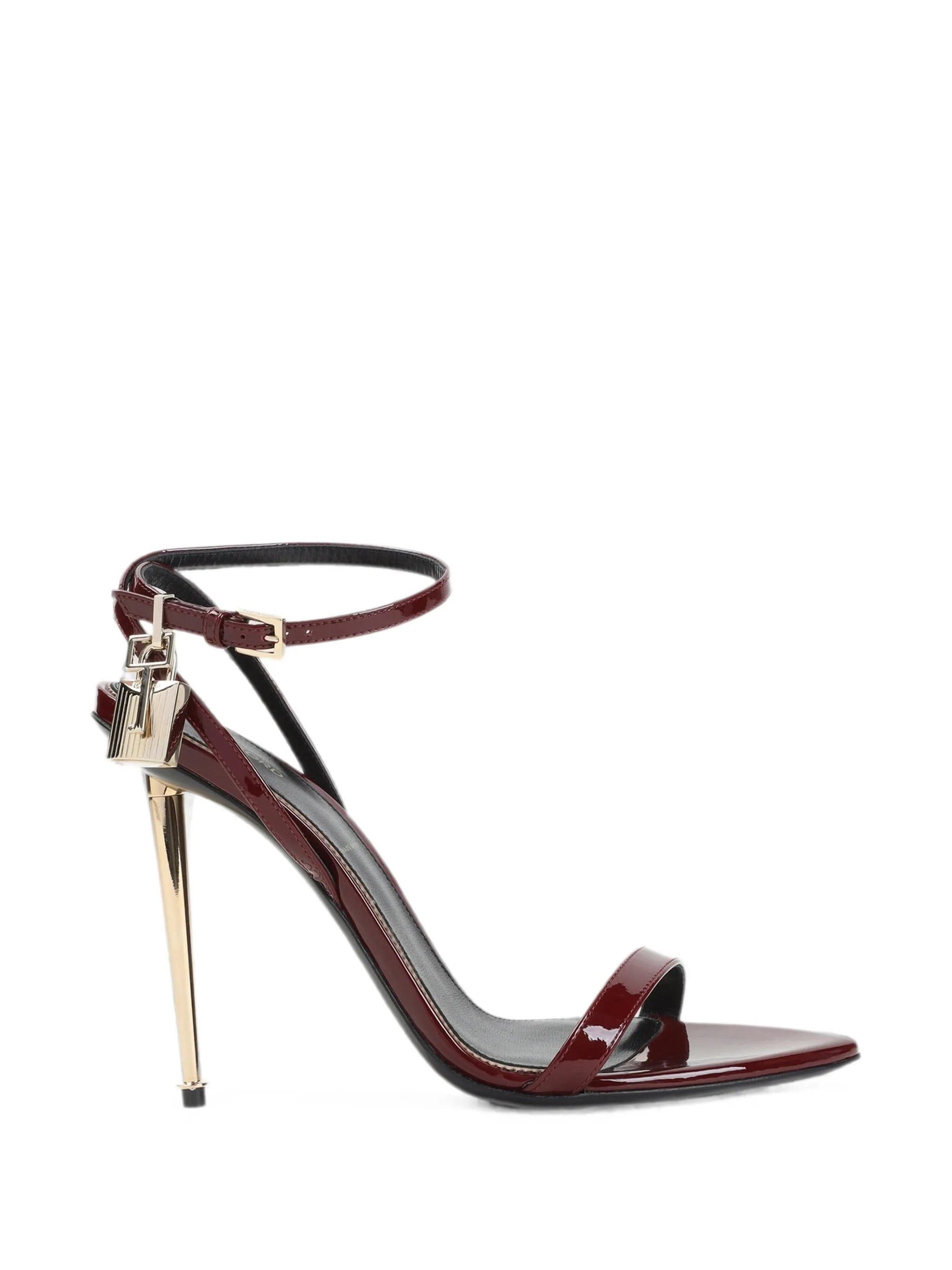 TOM FORD padlock - detail heeled sandals