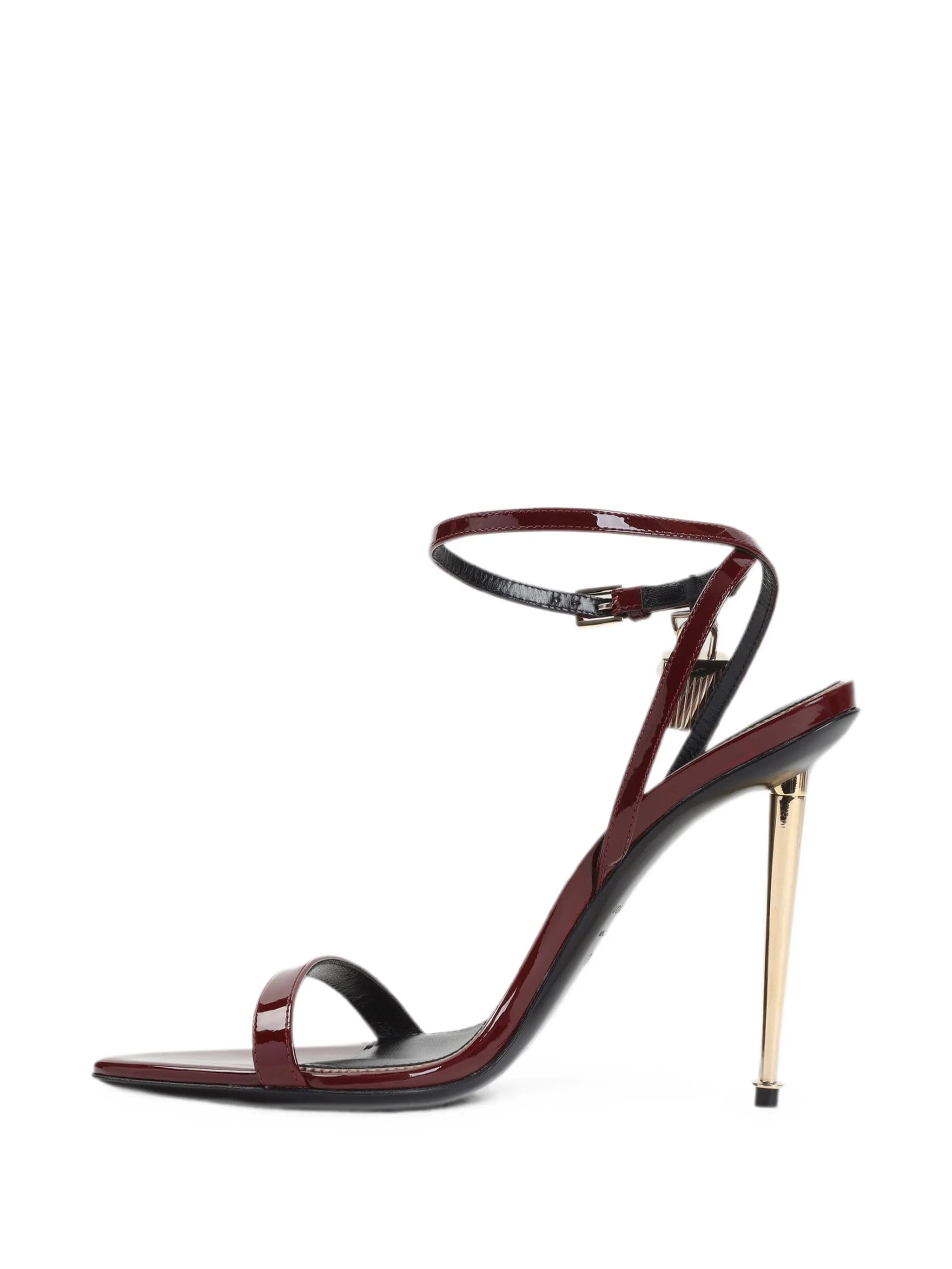TOM FORD padlock - detail heeled sandals