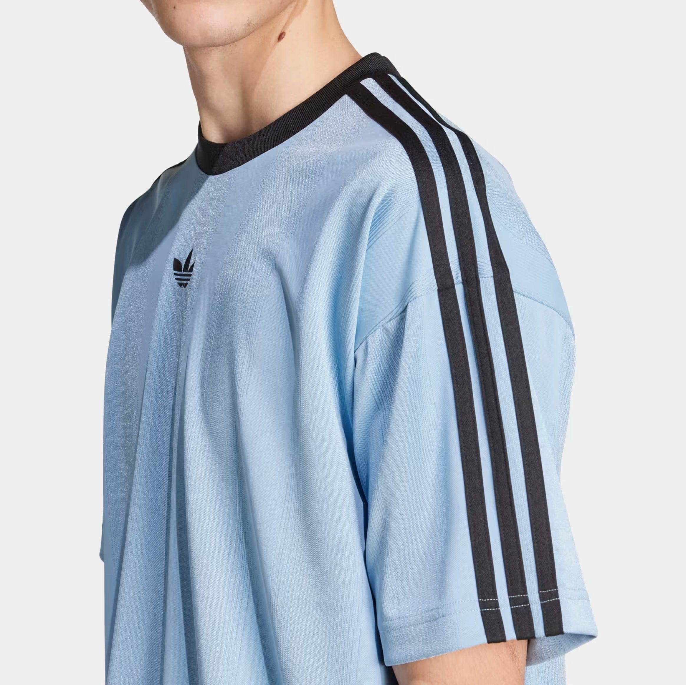 adidas Adicolor Jacquard Mens Jersey (Blue/Black)