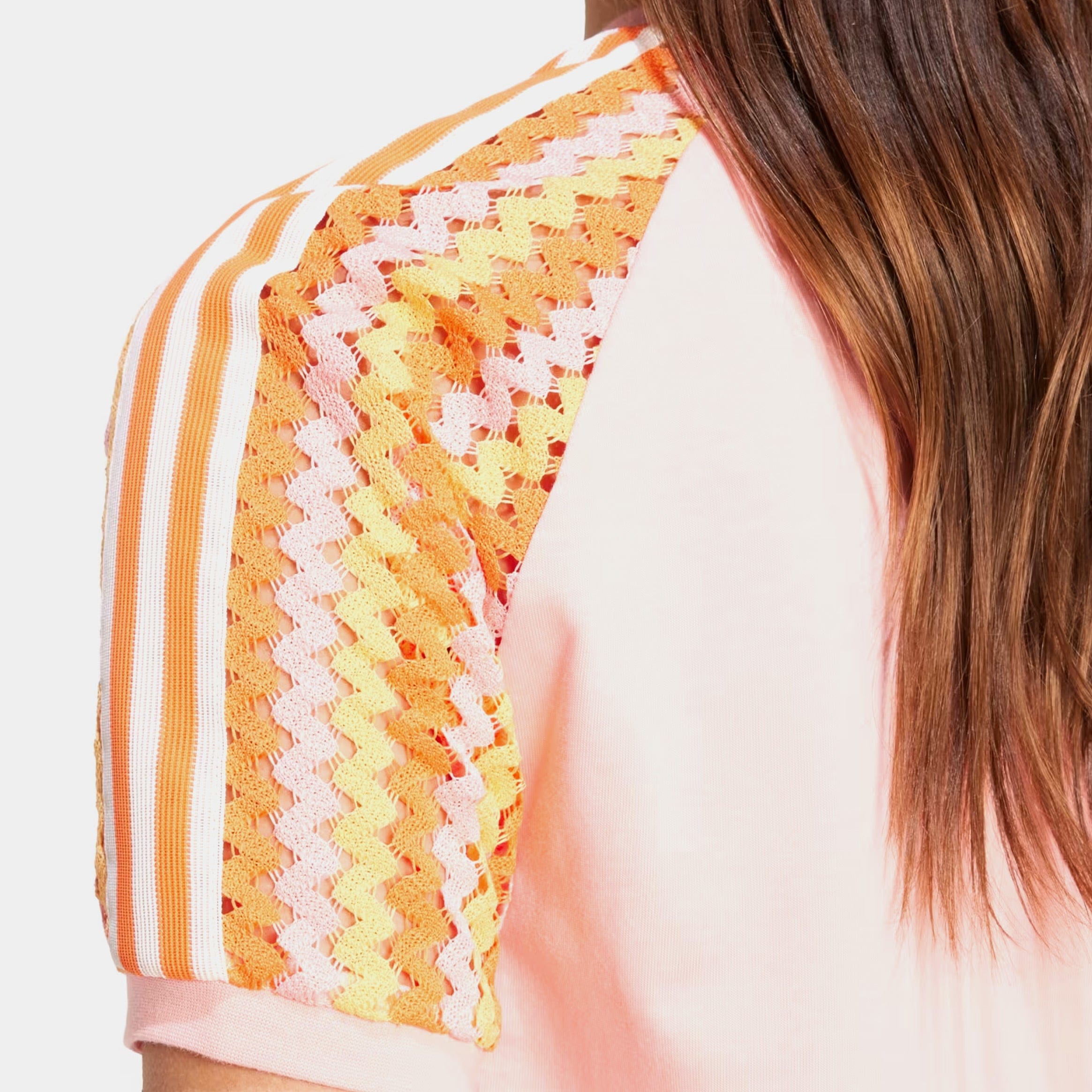 adidas Summer Glow Cali Womens Short Sleeve Shirt (Semi Pink Spark)