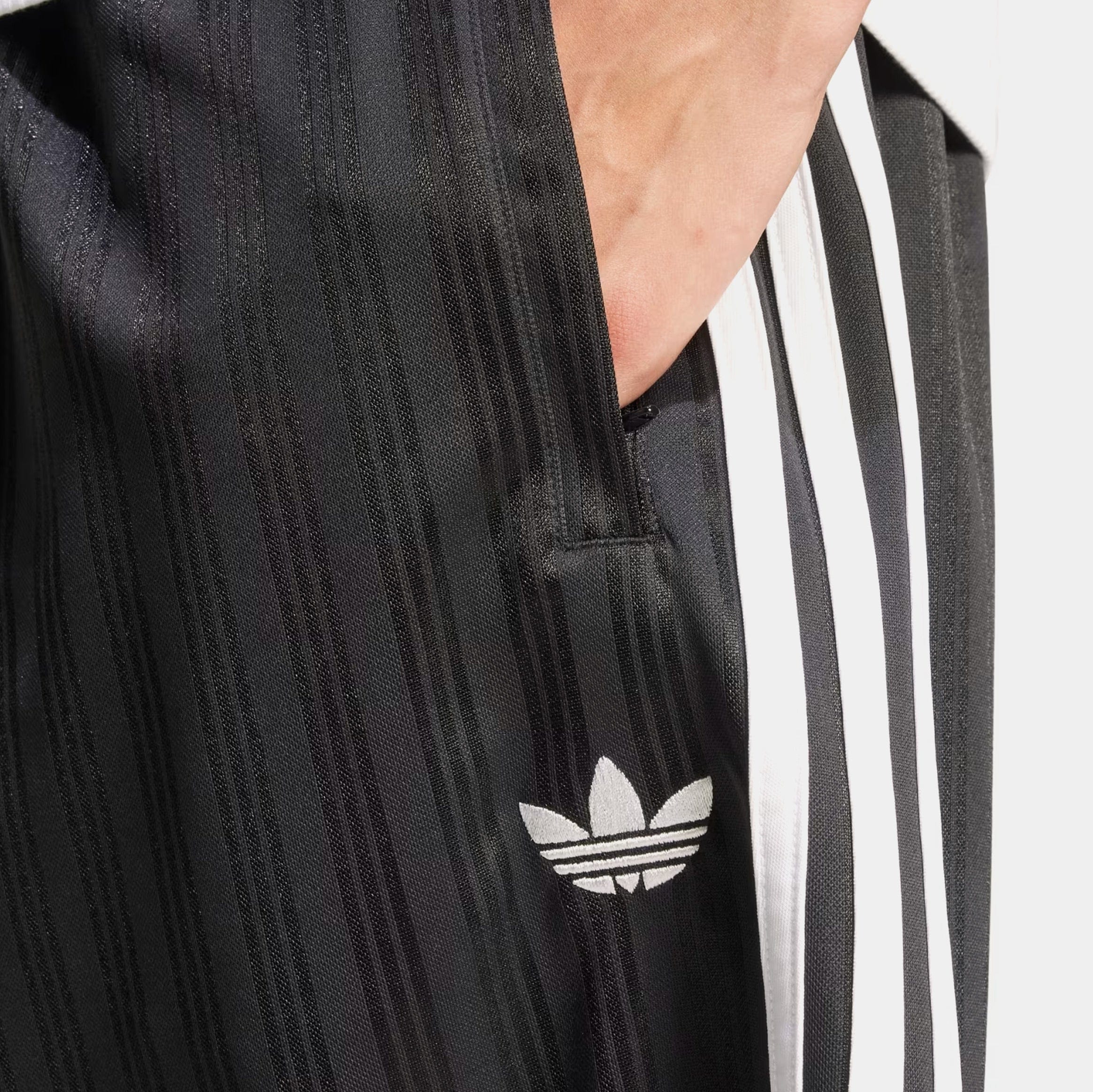 adidas Adicolor Poly Mens Shorts (Black/White)