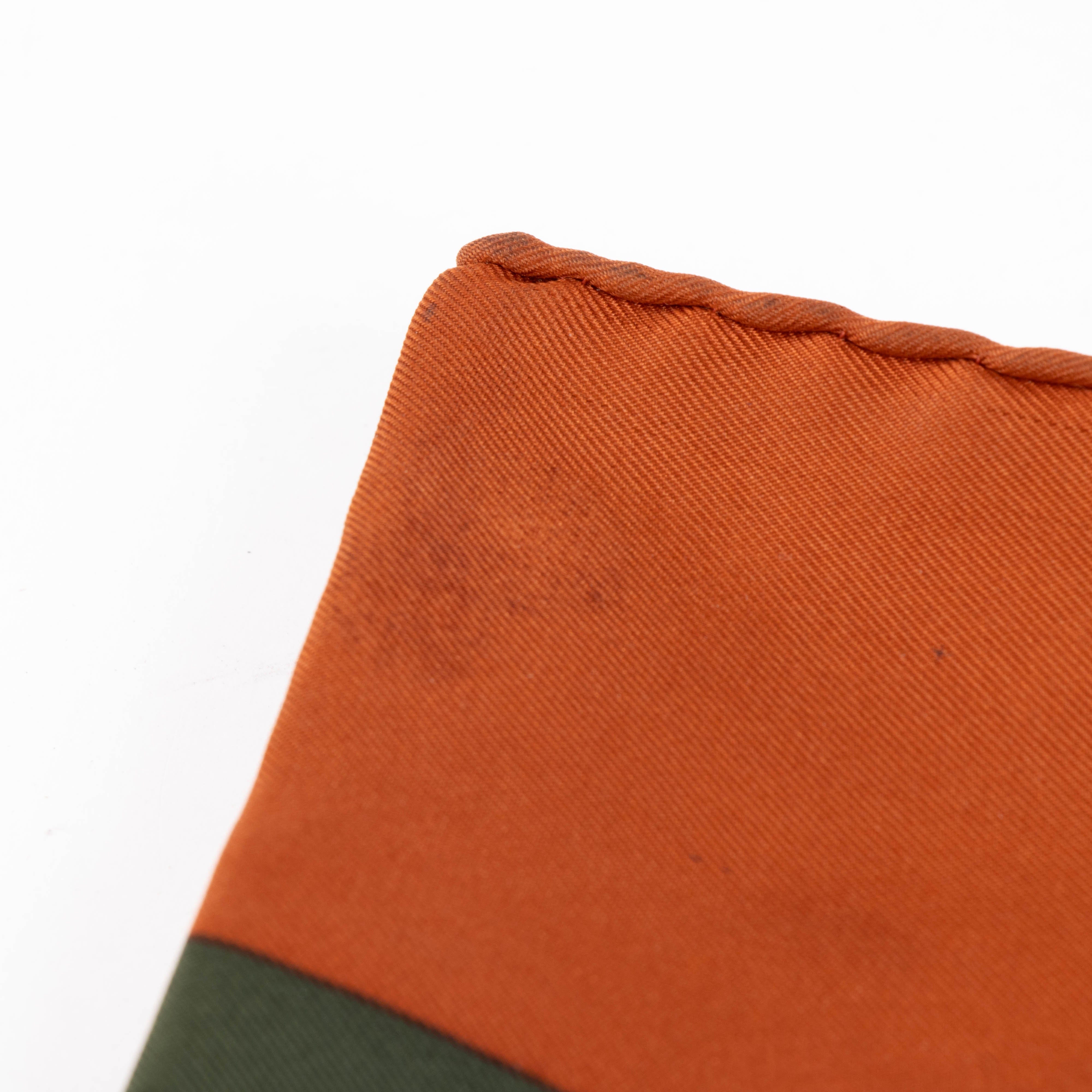 Hermes Carré de Soie 90 Au Plus Dru