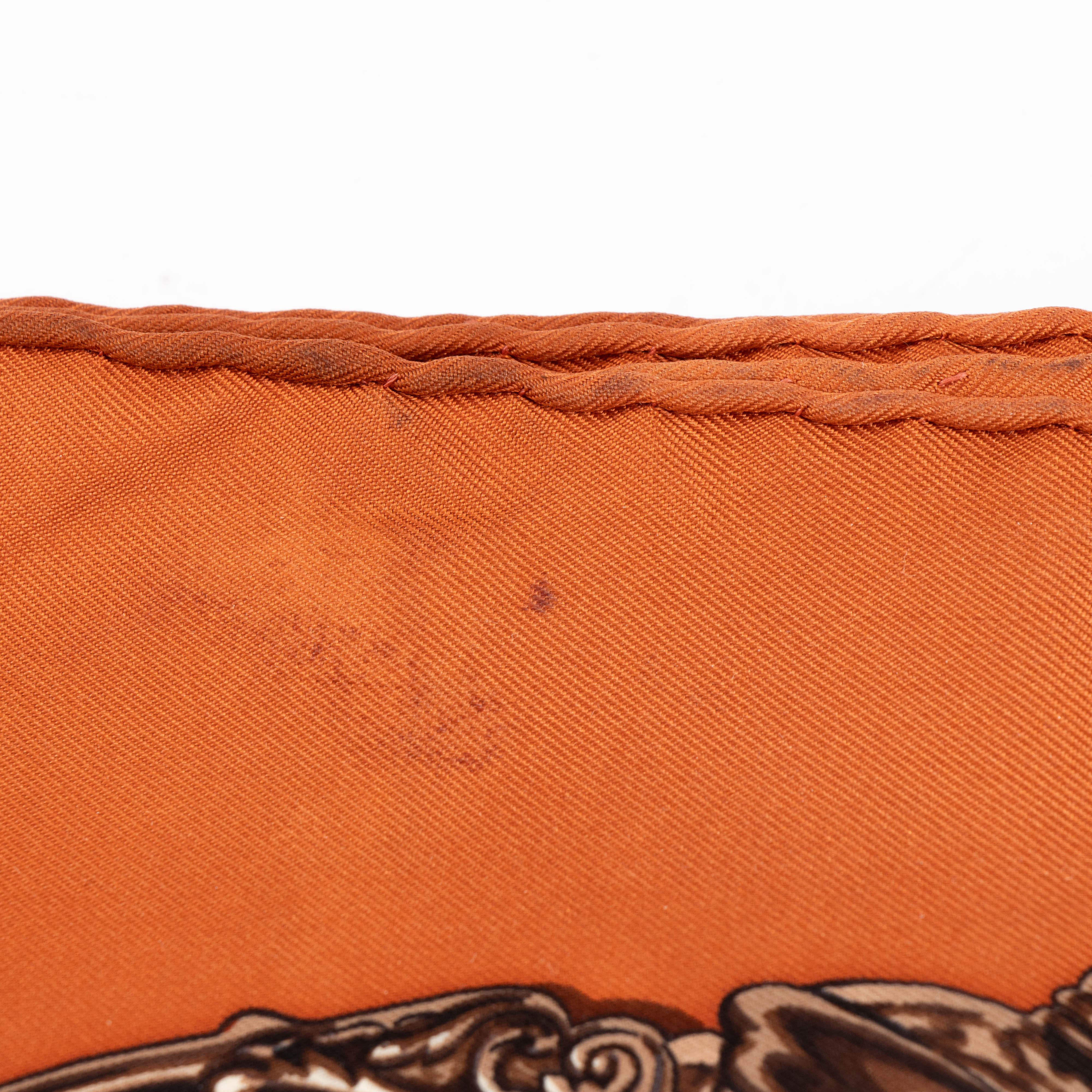 Hermes Carré de Soie 90 Au Plus Dru