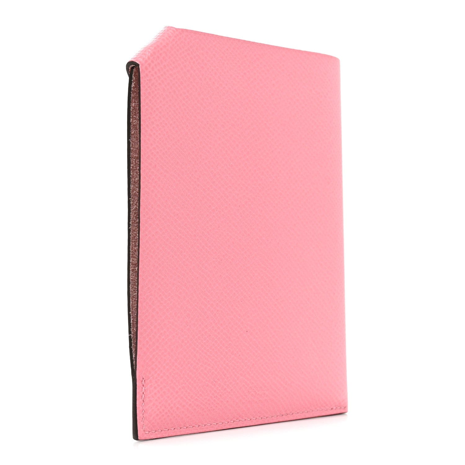 Hermes Epsom Tarmac PM Passport Holder Rose Confetti