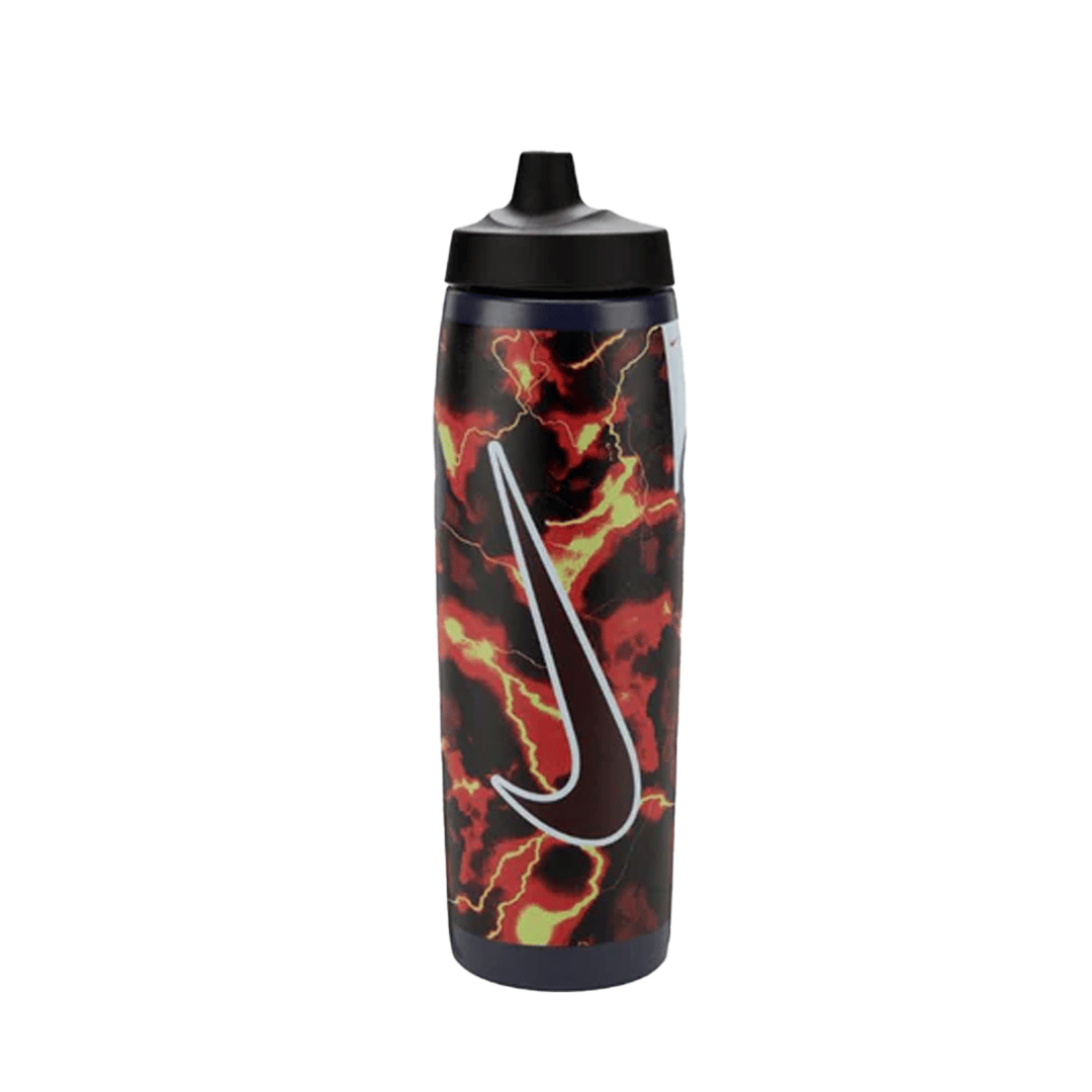 Nike REFUEL GRAPHIC BOTTLE 32 oz OBSIDIAN / BLACK / BRIGHT CRIMSON