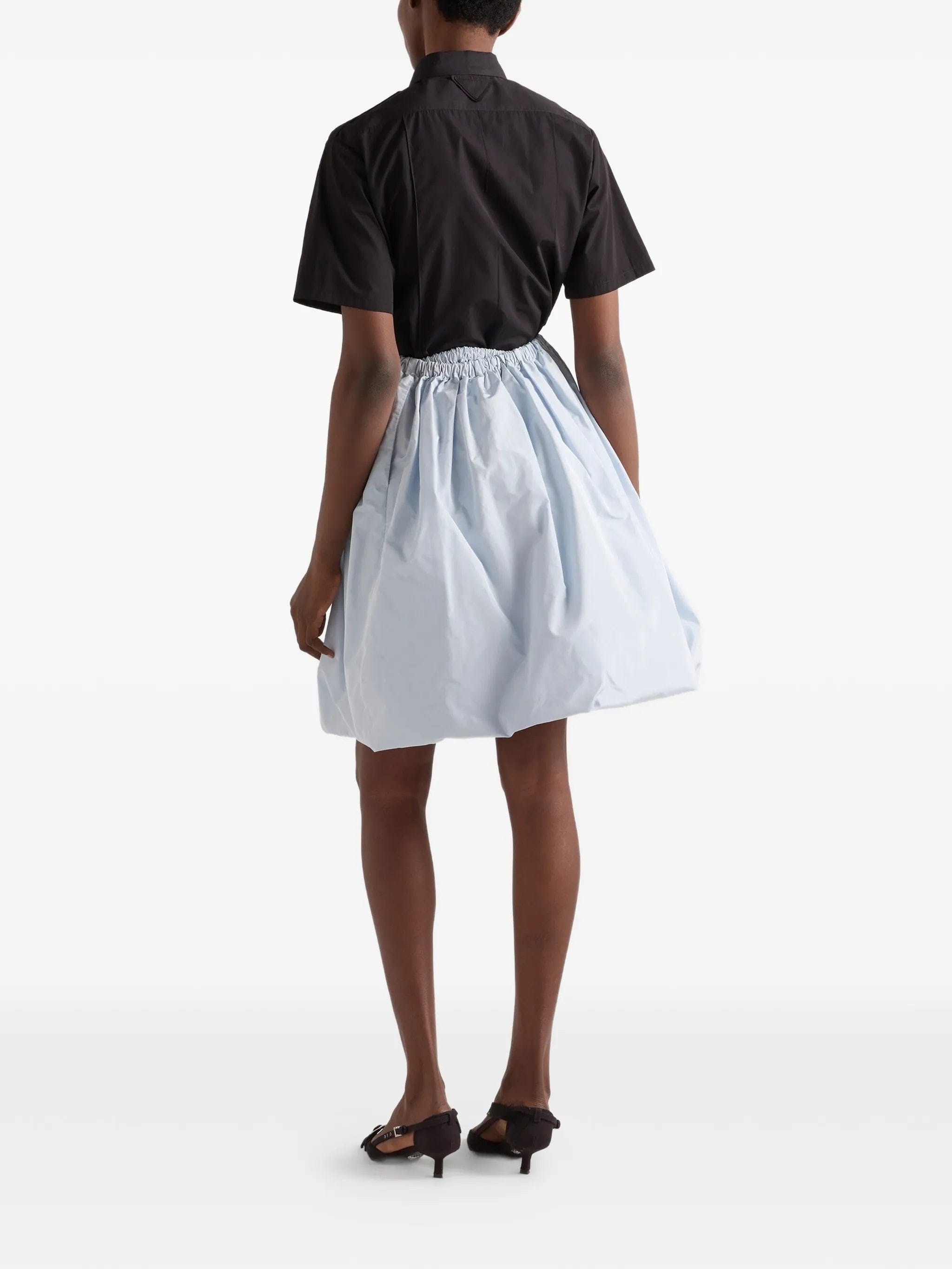 Prada short - sleeved poplin shirt
