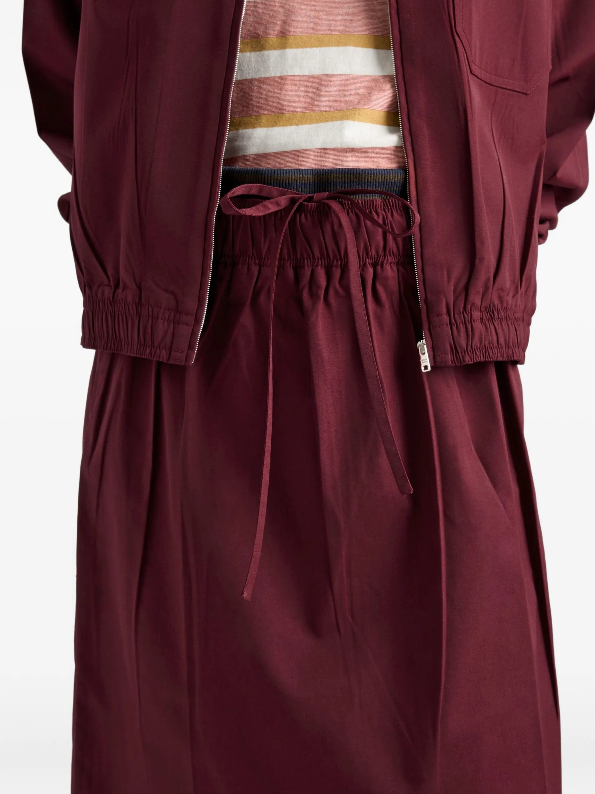 Prada poplin skirt