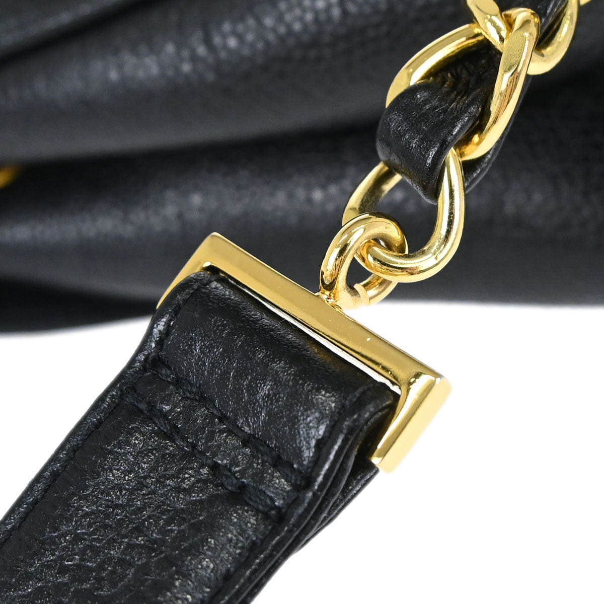 Chanel 1994 - 1996 Black Caviar Skin Triple CC Backpack