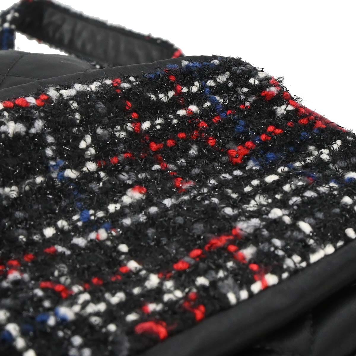 Chanel 2017 - 2018 Black Tweed Nylon Backpack
