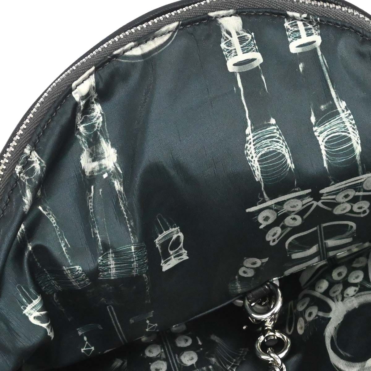 Chanel 2017 - 2018 Navy Nylon Sequins Astronaut Essentials Backpack
