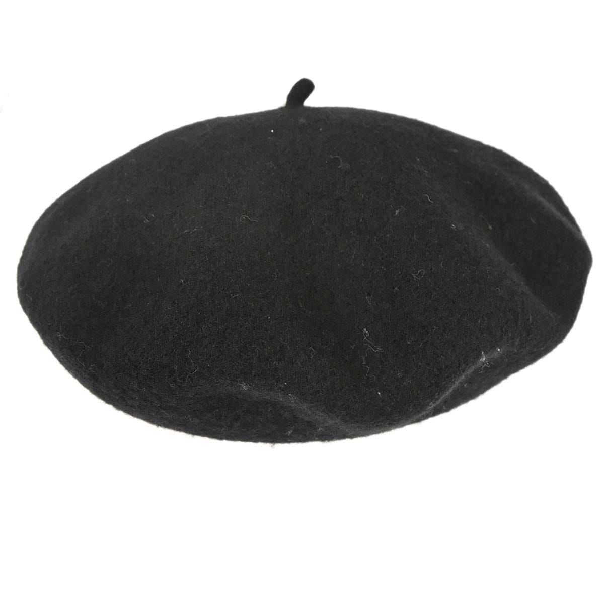 Chanel Black Hat Beret Small Good