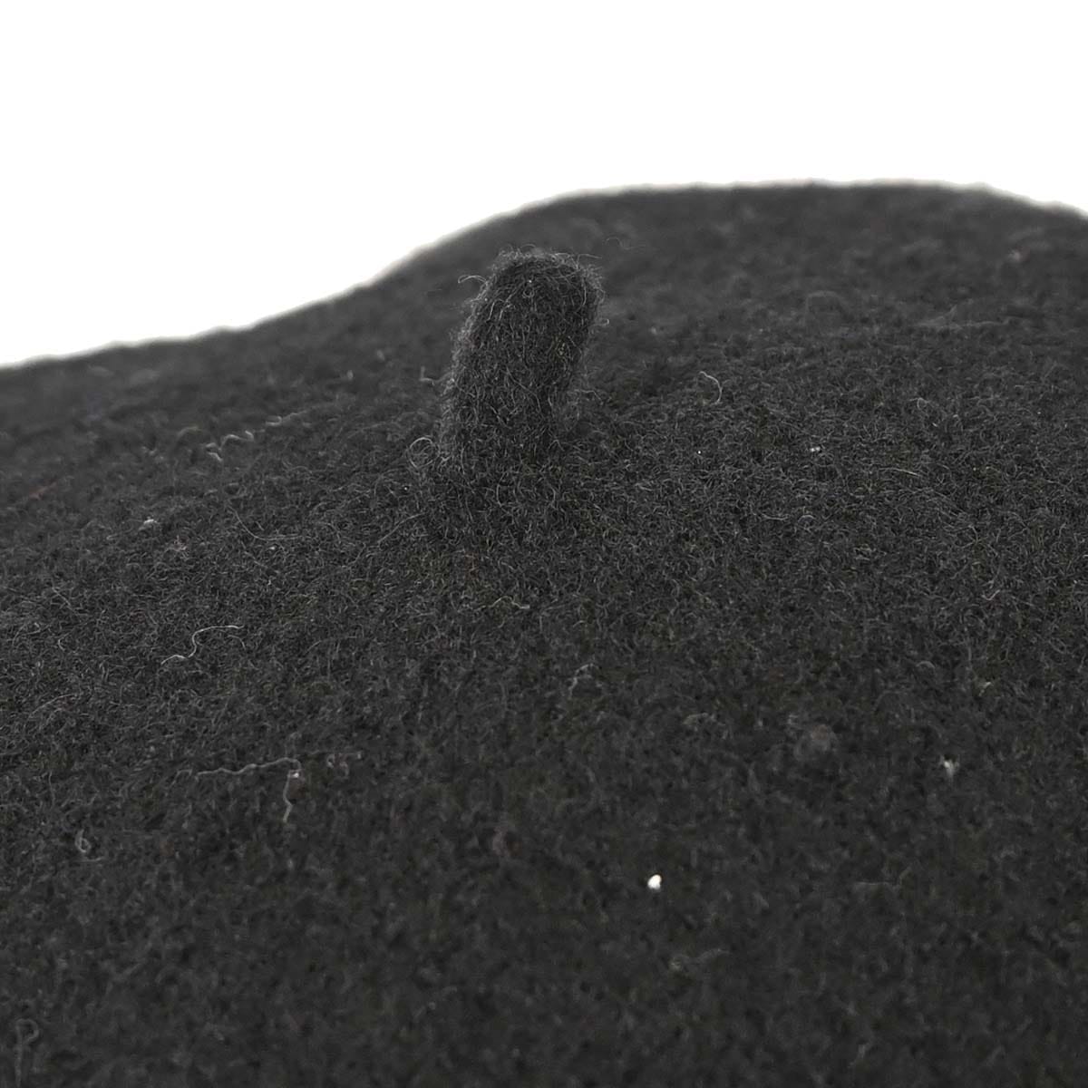 Chanel Black Hat Beret Small Good