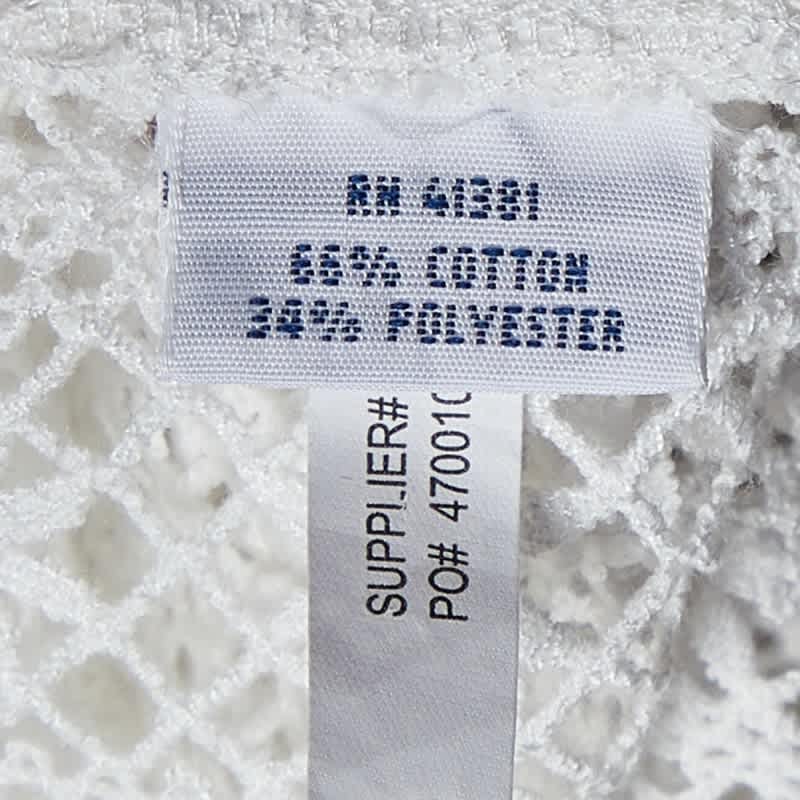 Polo Ralph Lauren White Lace V - Neck Blouse