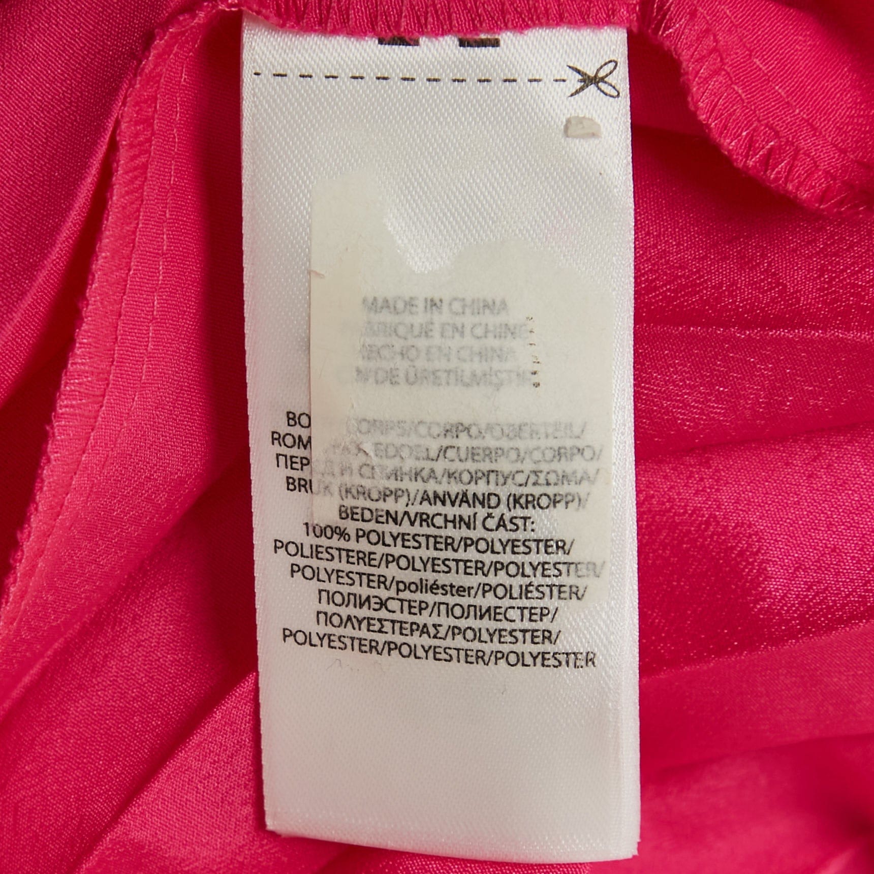 Polo Ralph Lauren Pink Plisse Crepe Midi Skirt