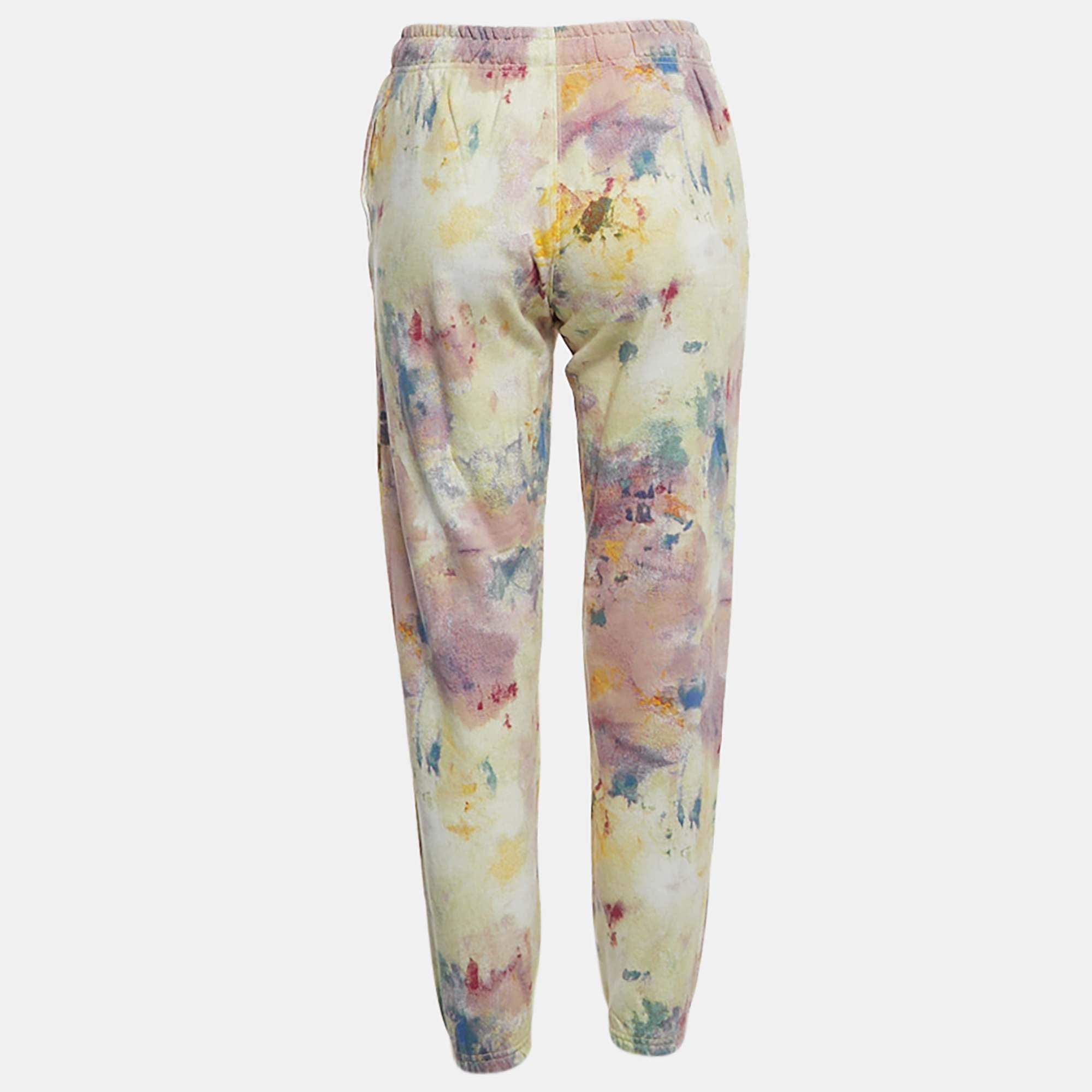 Polo Ralph Lauren Multicolor Tie - Dye Cotton Drawstring Joggers