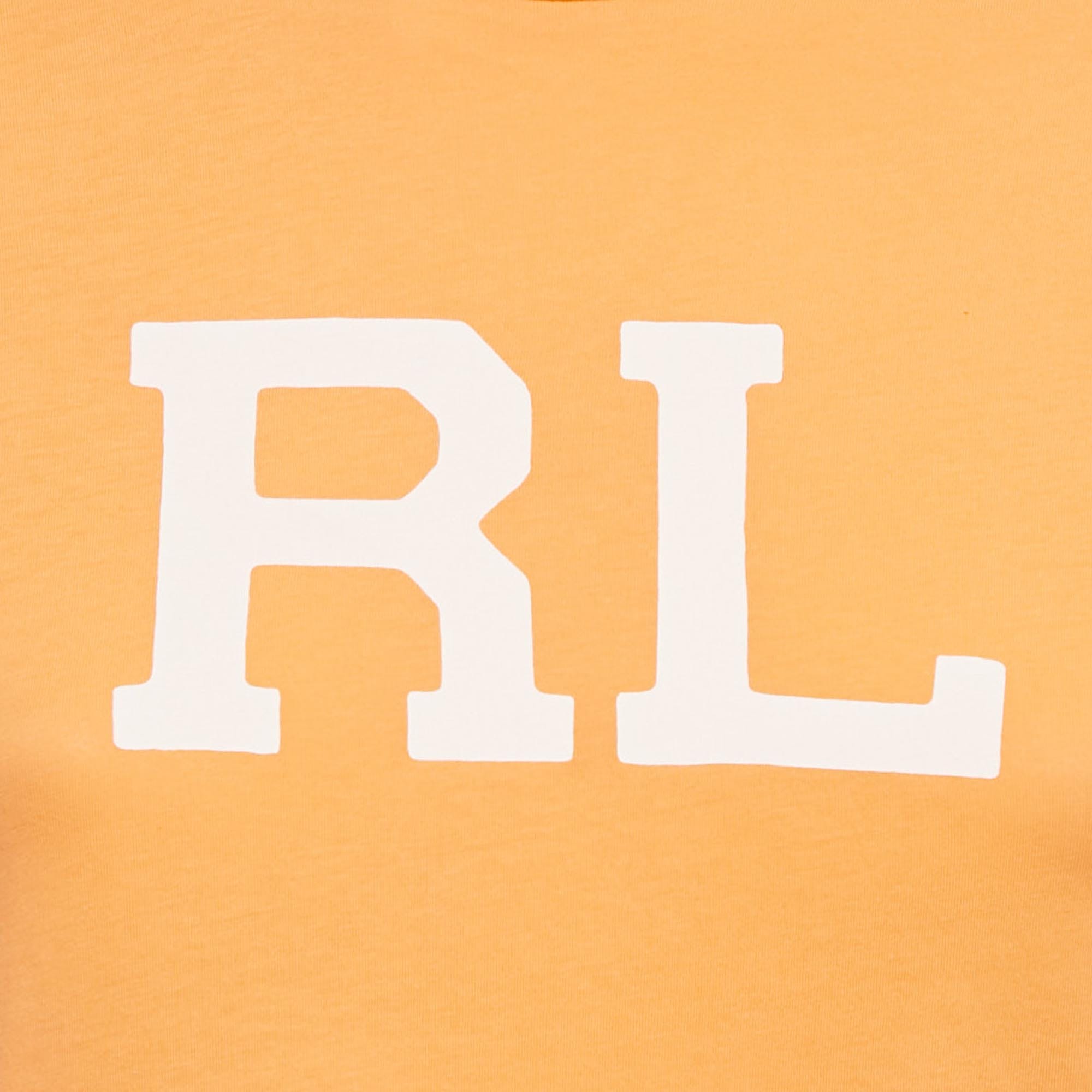 Polo Ralph Lauren Orange Logo Print Jersey T - Shirt