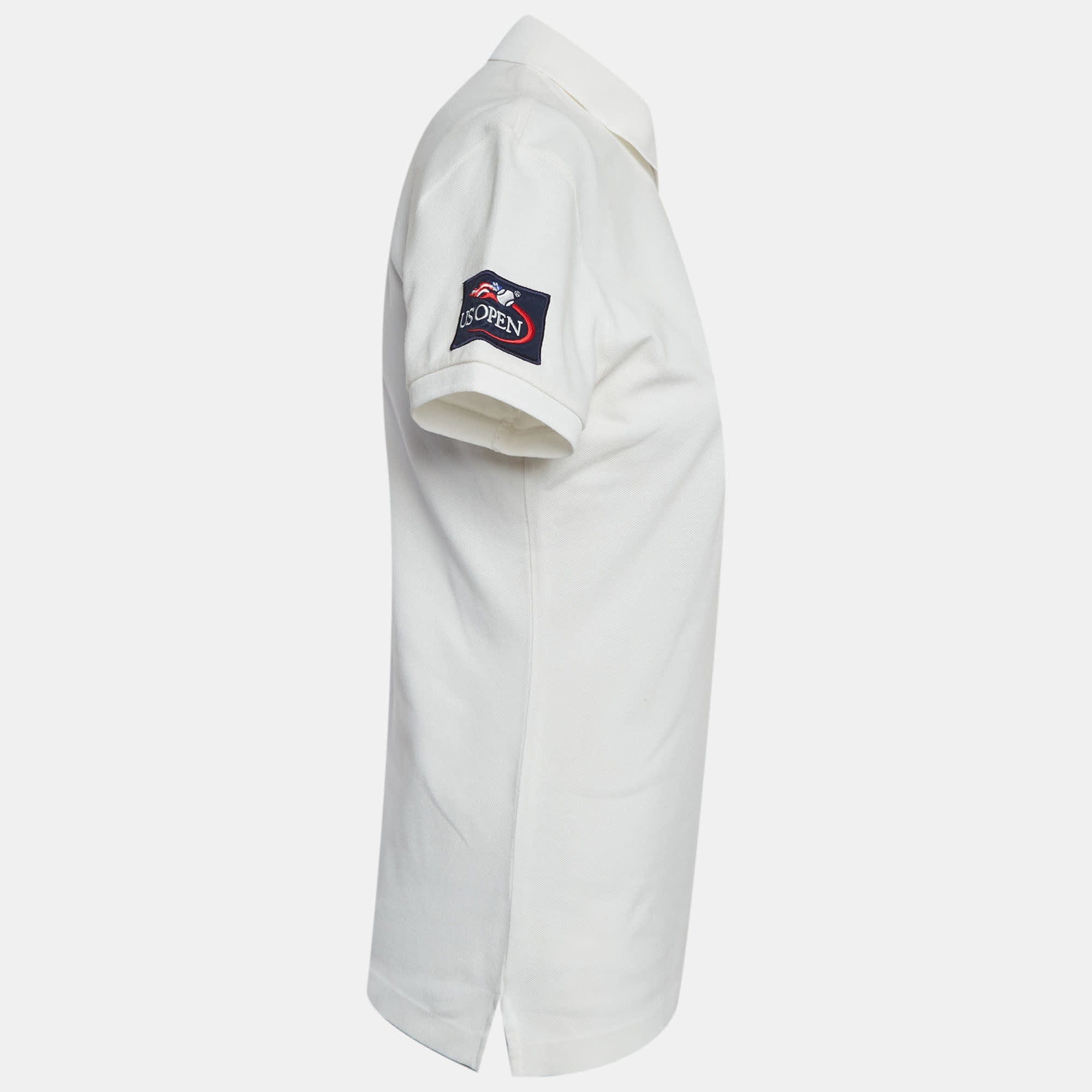Polo Ralph Lauren White Jersey Pique Polo T - Shirt