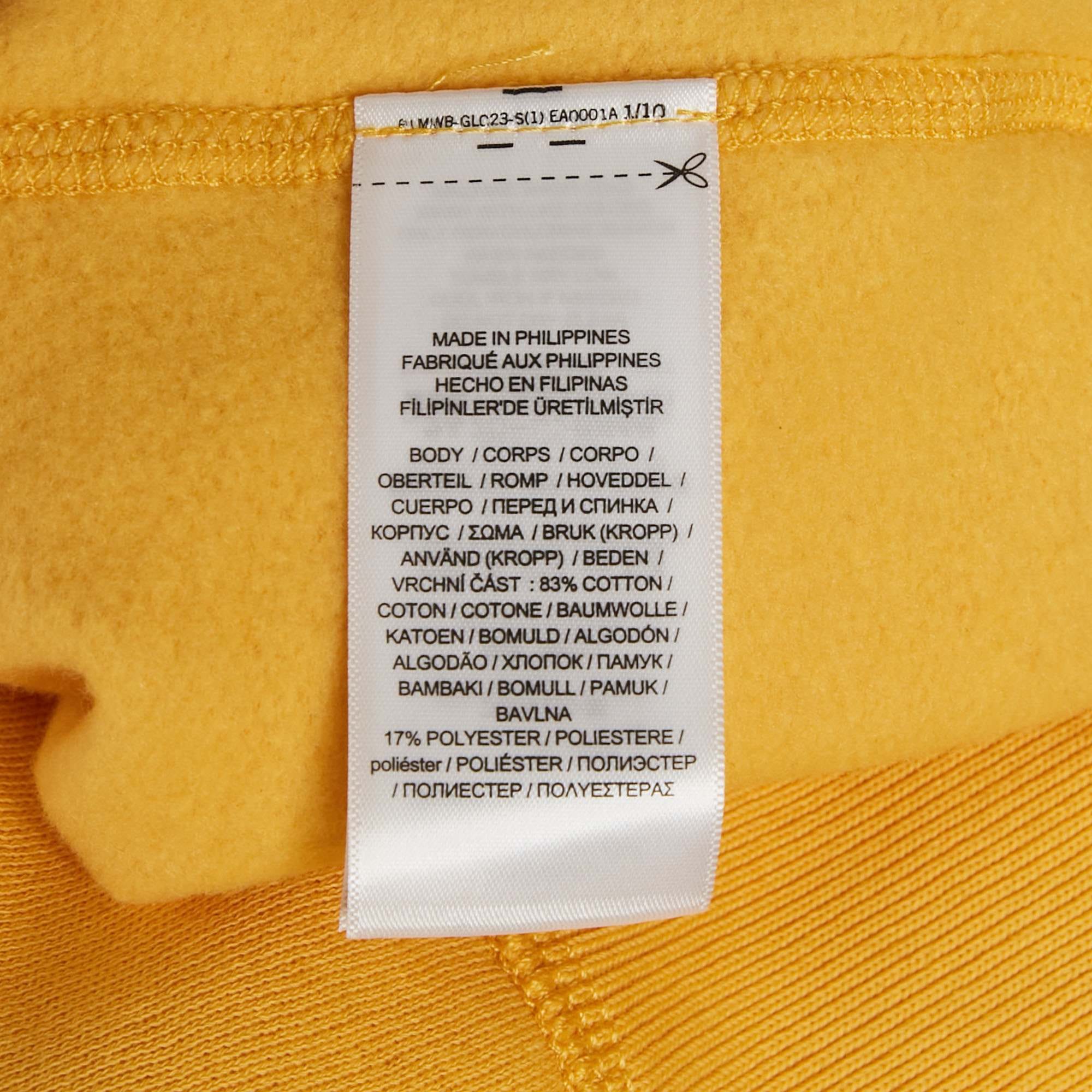 Polo Ralph Lauren Yellow Cotton Zip - Up Sweatshirt