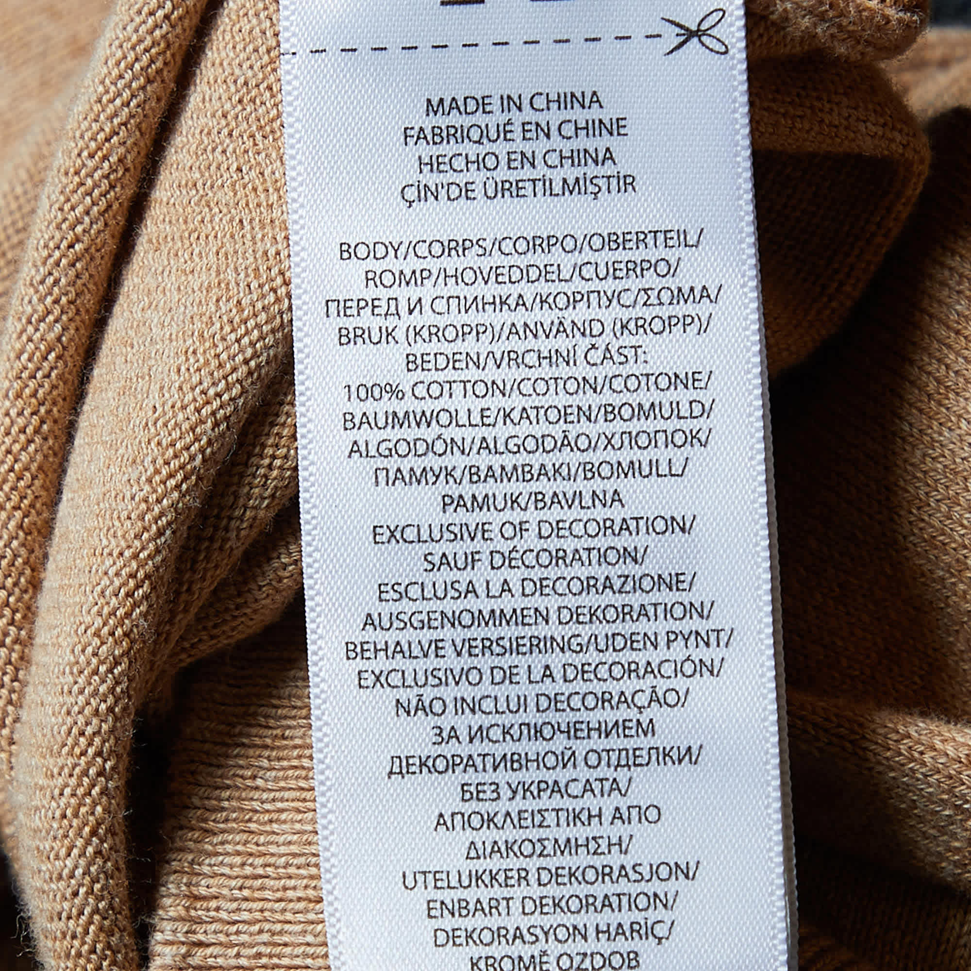 Polo Ralph Lauren Beige Cotton Knit Long Sleeve Jumper 2Xl